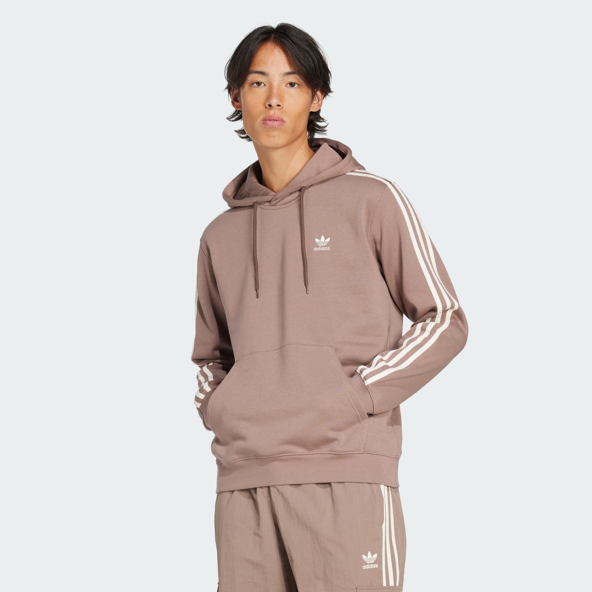 Adidas Originals Men Adicolor Classics 3 Stripes Hoodie Blue