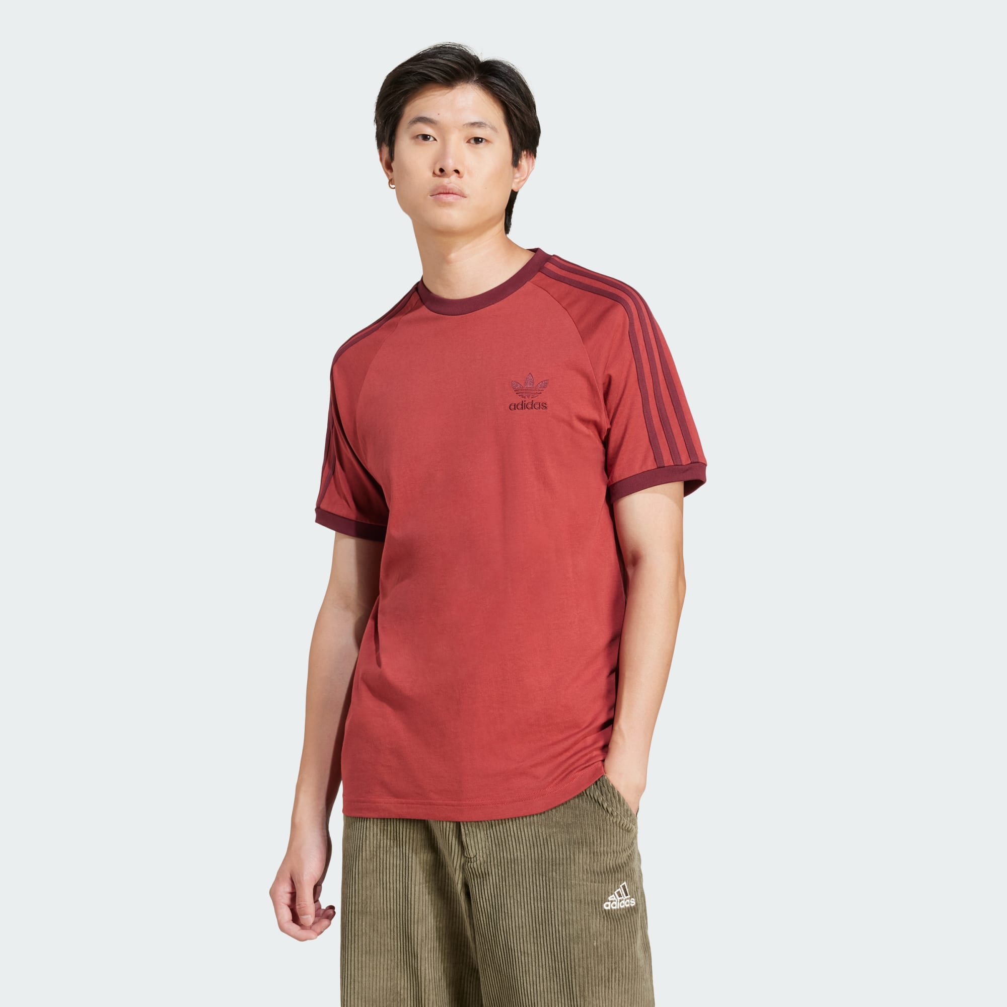 Adidas Originals Men Adicolor Classics 3 Stripes Tee Black