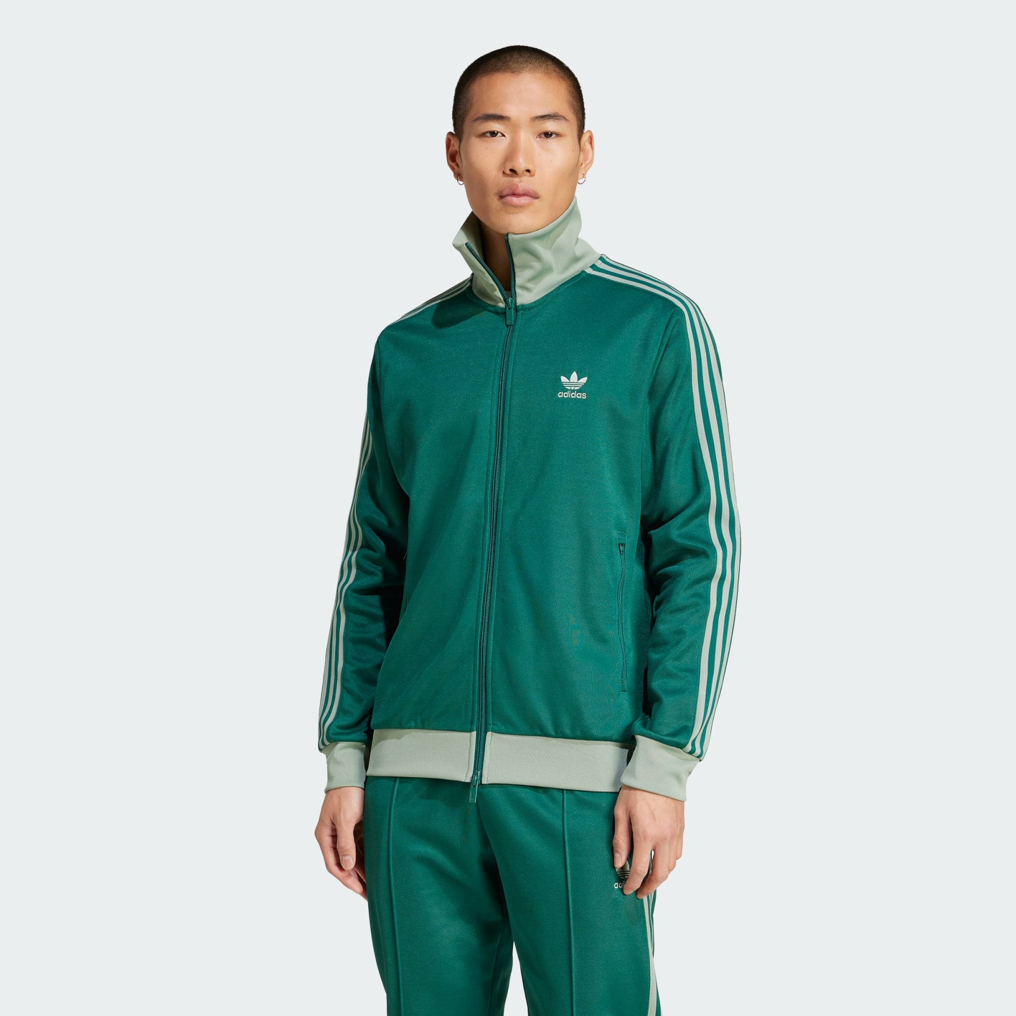 Adidas Originals Men Adicolor Classics Beckenbauer Track Top Brown