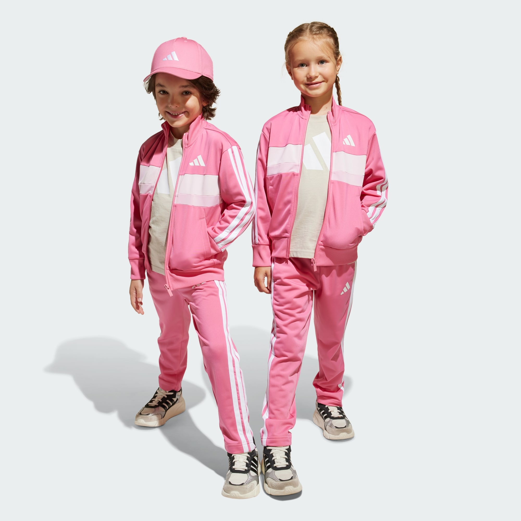 Adidas Kids Seasonal Essentials Tiberio 3 Stripes Tricot Tra Blue