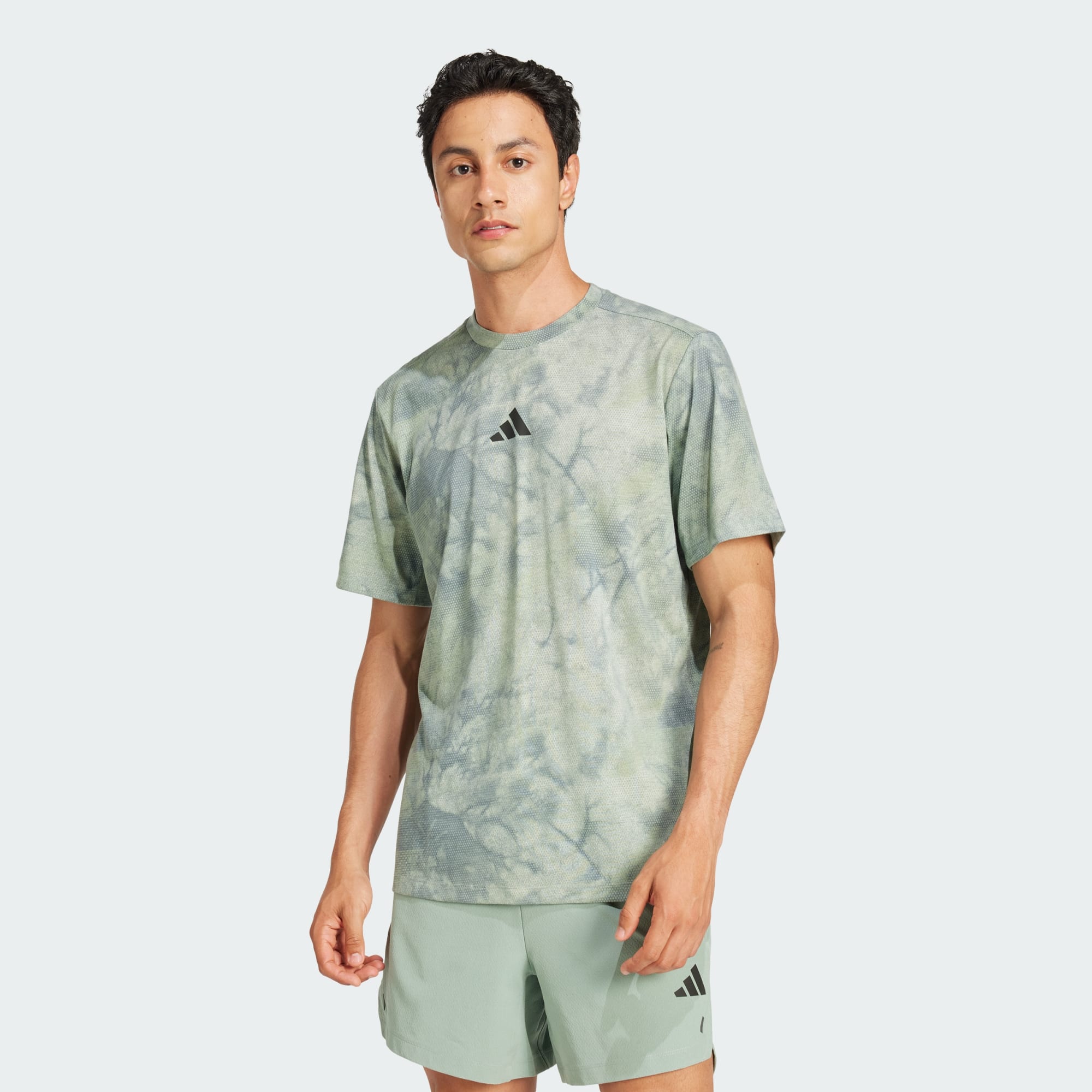 Adidas Men Power Graphic Tee Blue