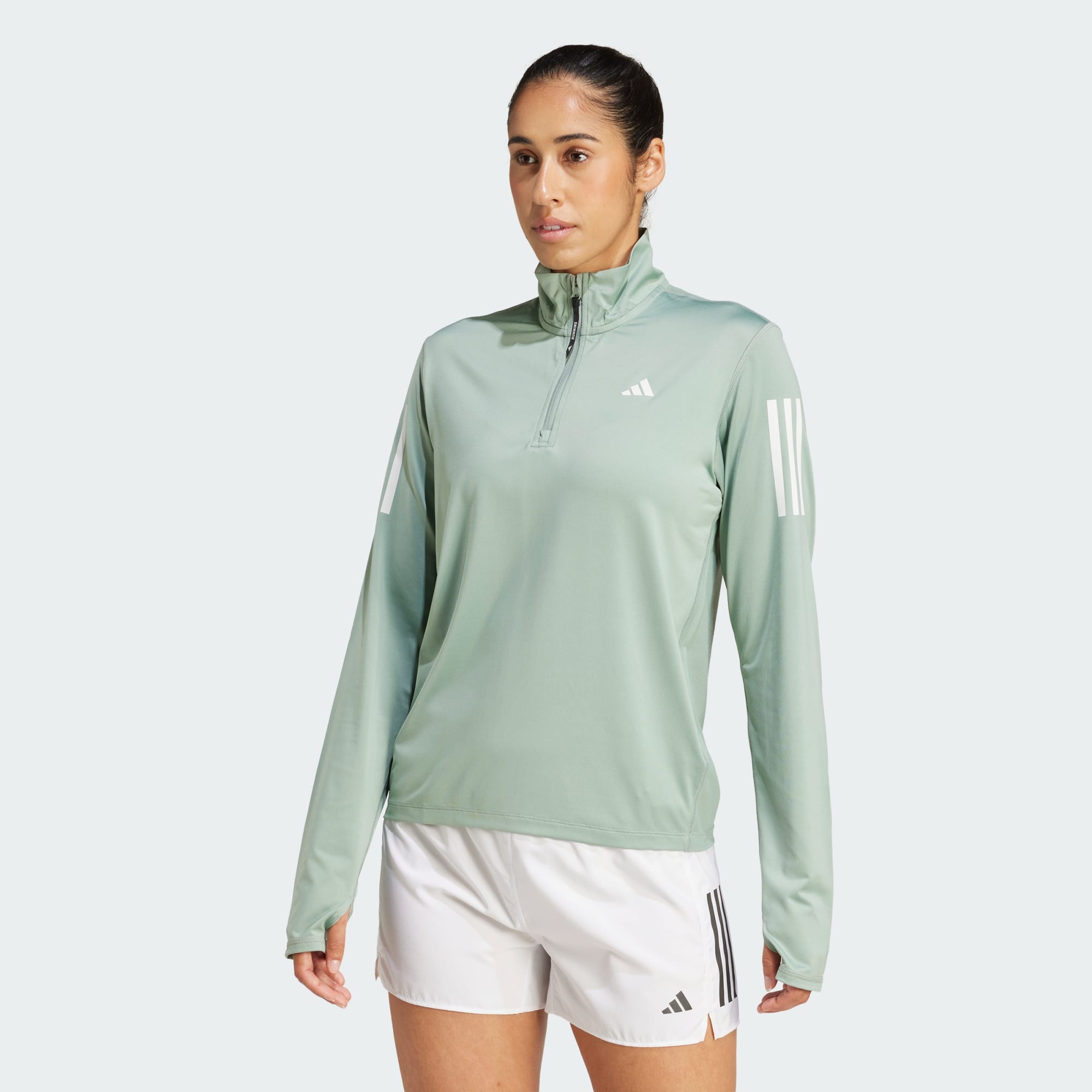 Adidas Women Own The Run Half Zip Jacket Black