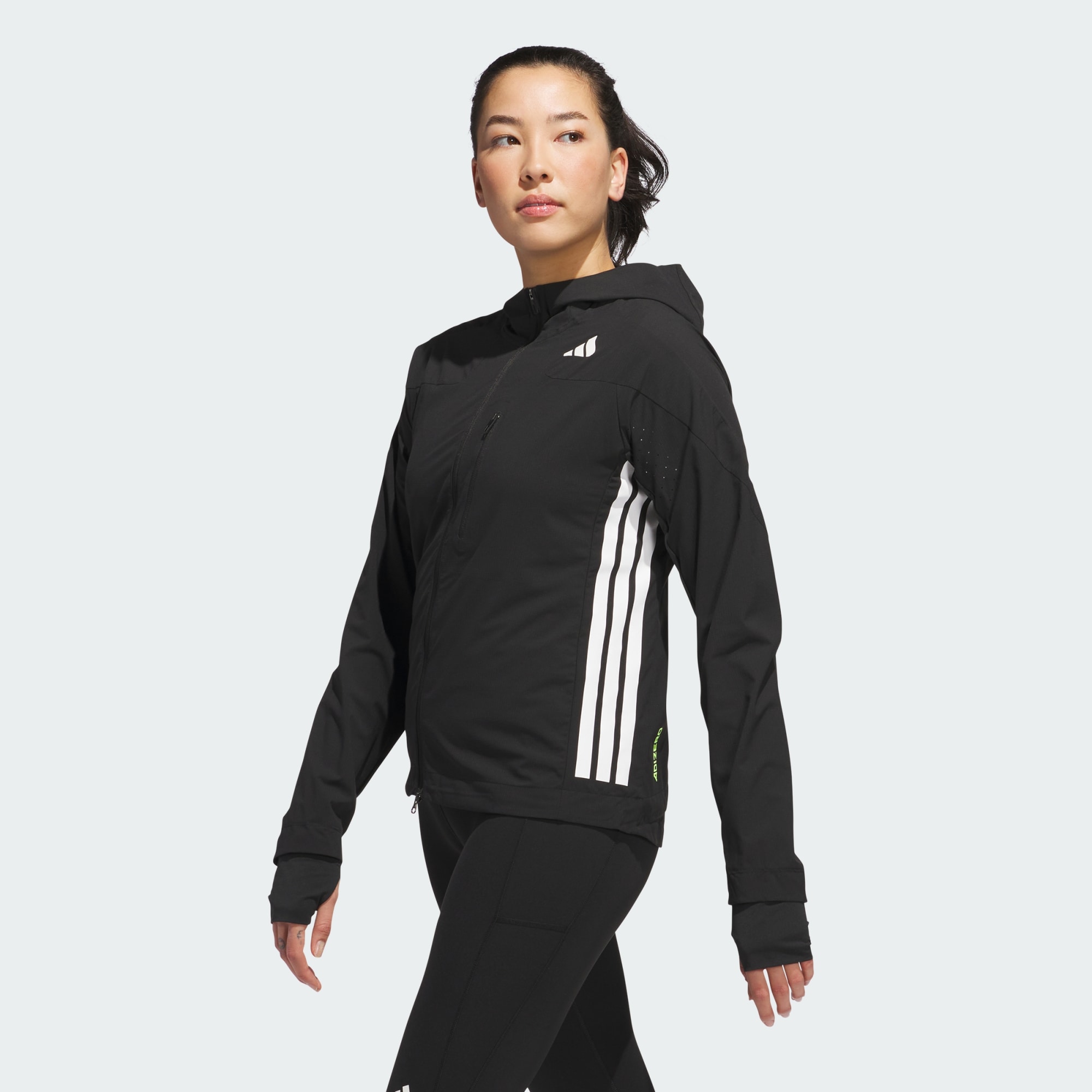 Adidas Women Adizero Running Jacket White