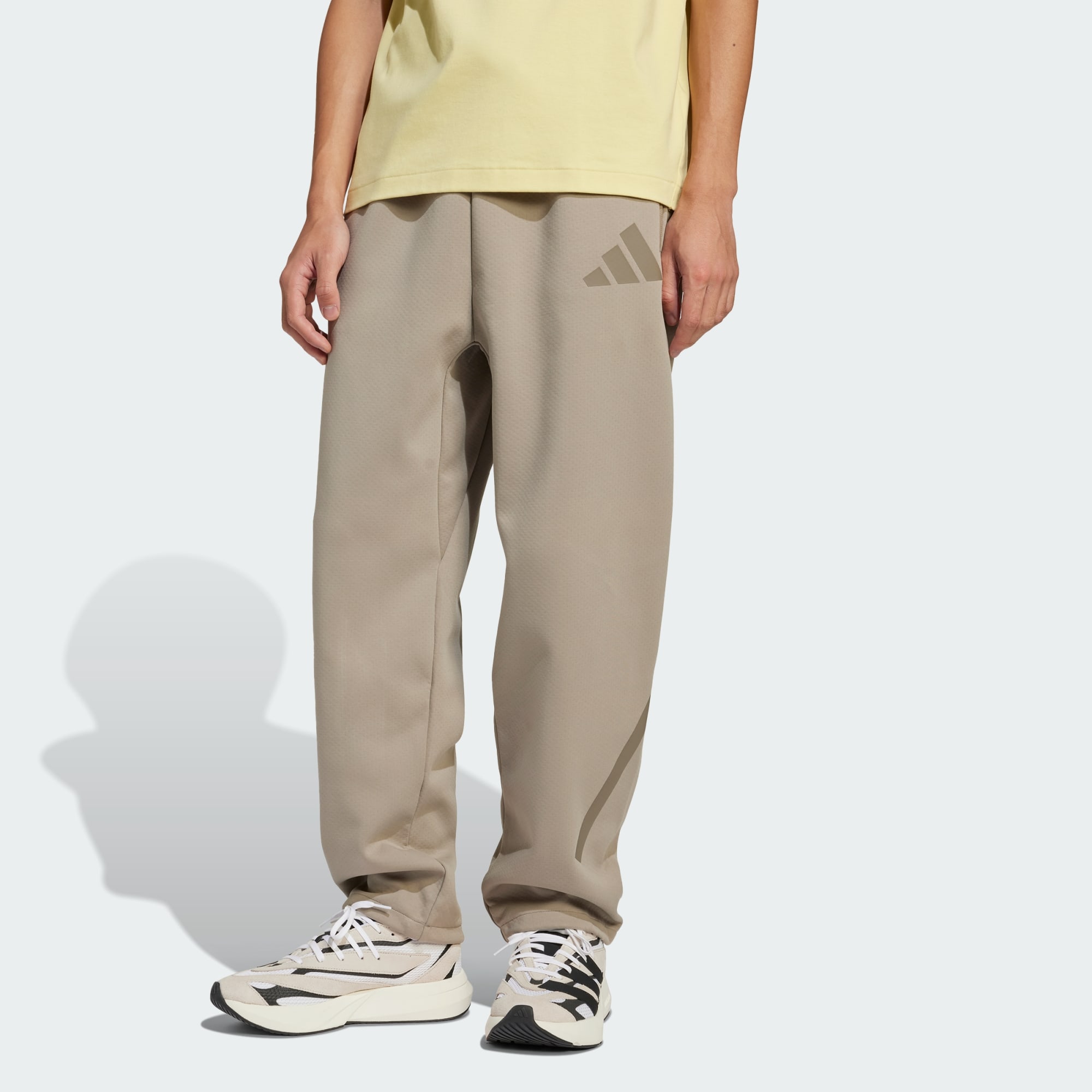 Adidas Men Z.n.e. Open Hem Pants Beige