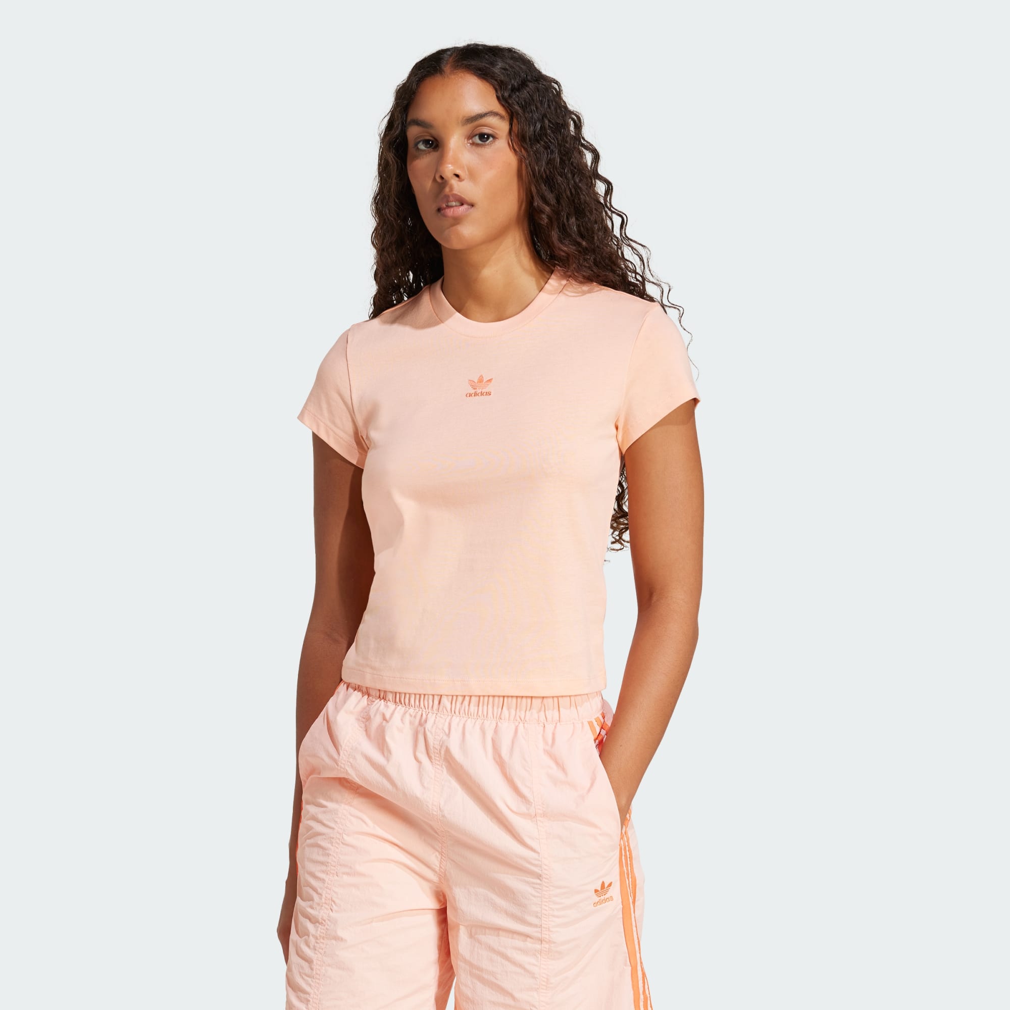 Adidas Originals Women Essentials Slim Tee Blue