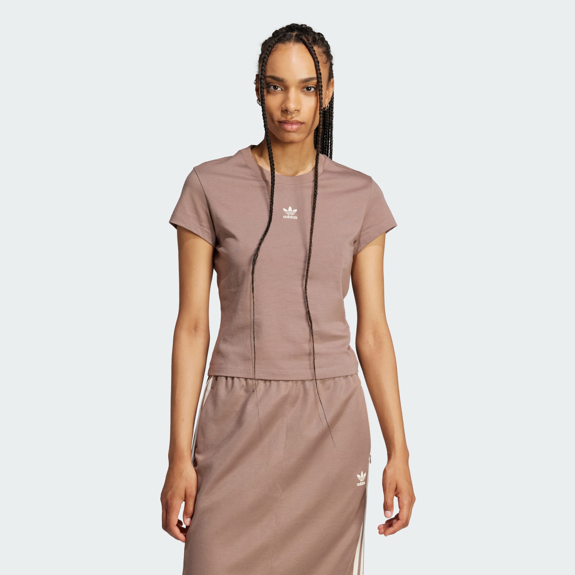 Adidas Originals Women Essentials Slim Tee Blue