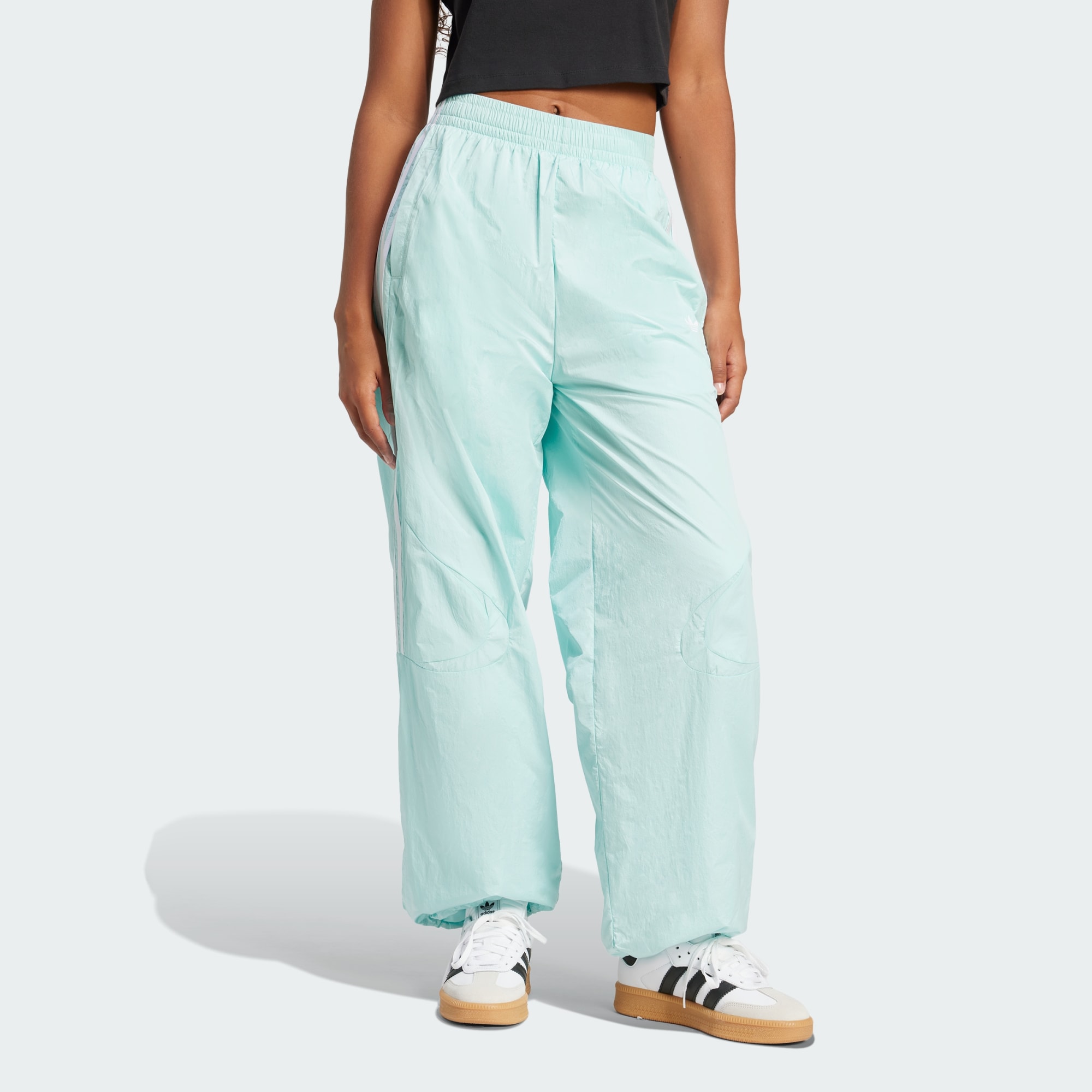Adidas Originals Women Adicolor Teamgeist Oversized Track Pa Grey