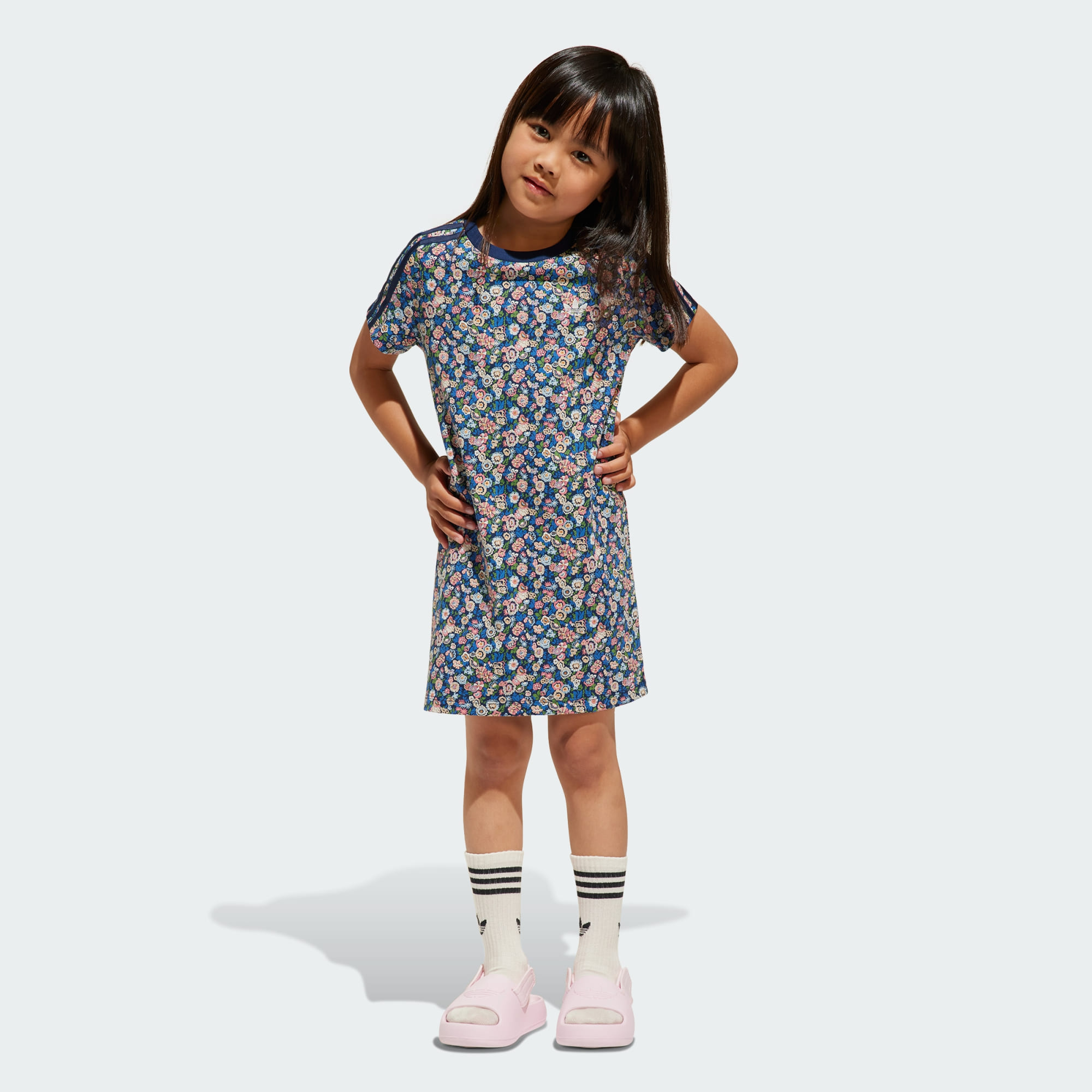 Adidas Originals Kids X Liberty London Tee Blue