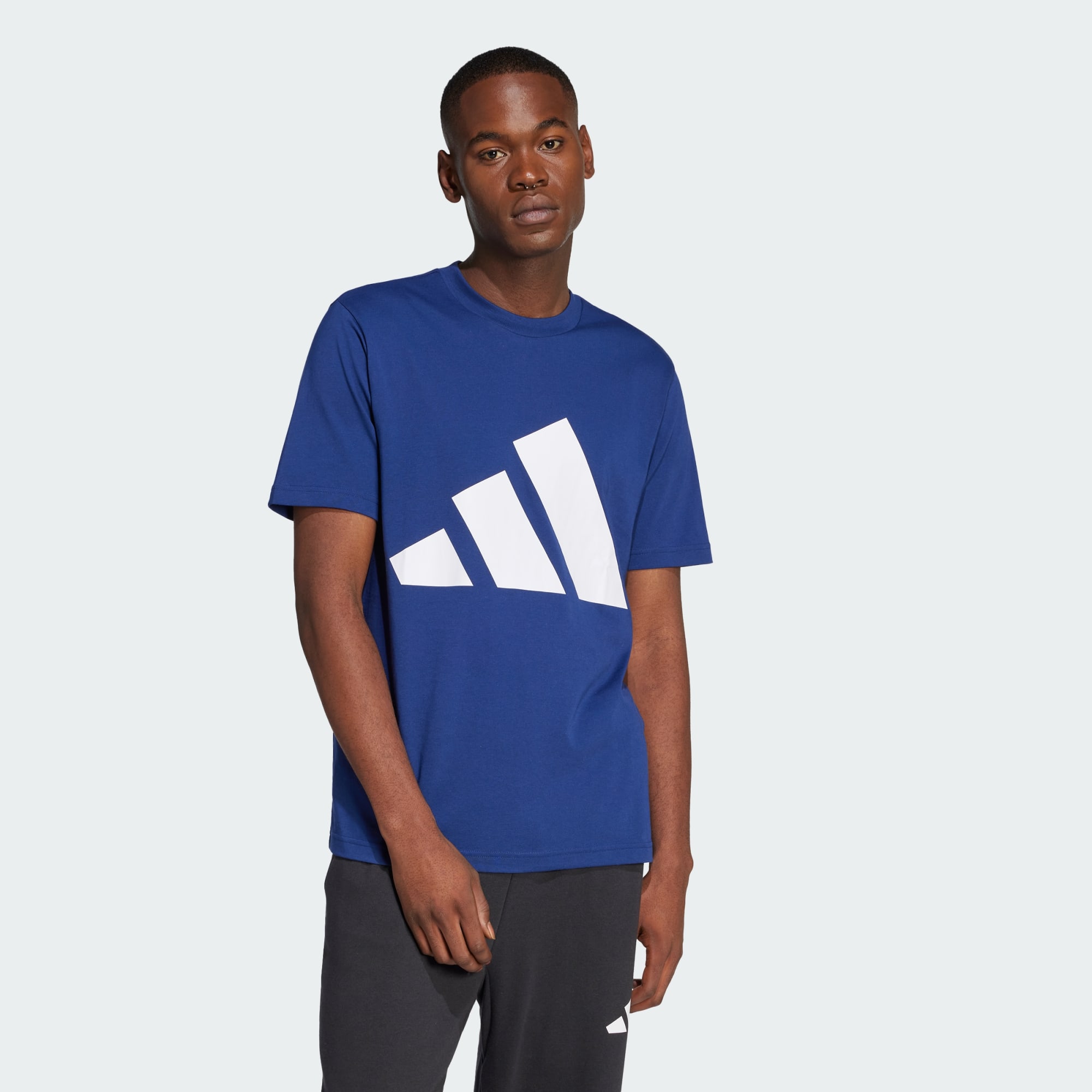 Adidas Men Essentials Big Logo Tee Black