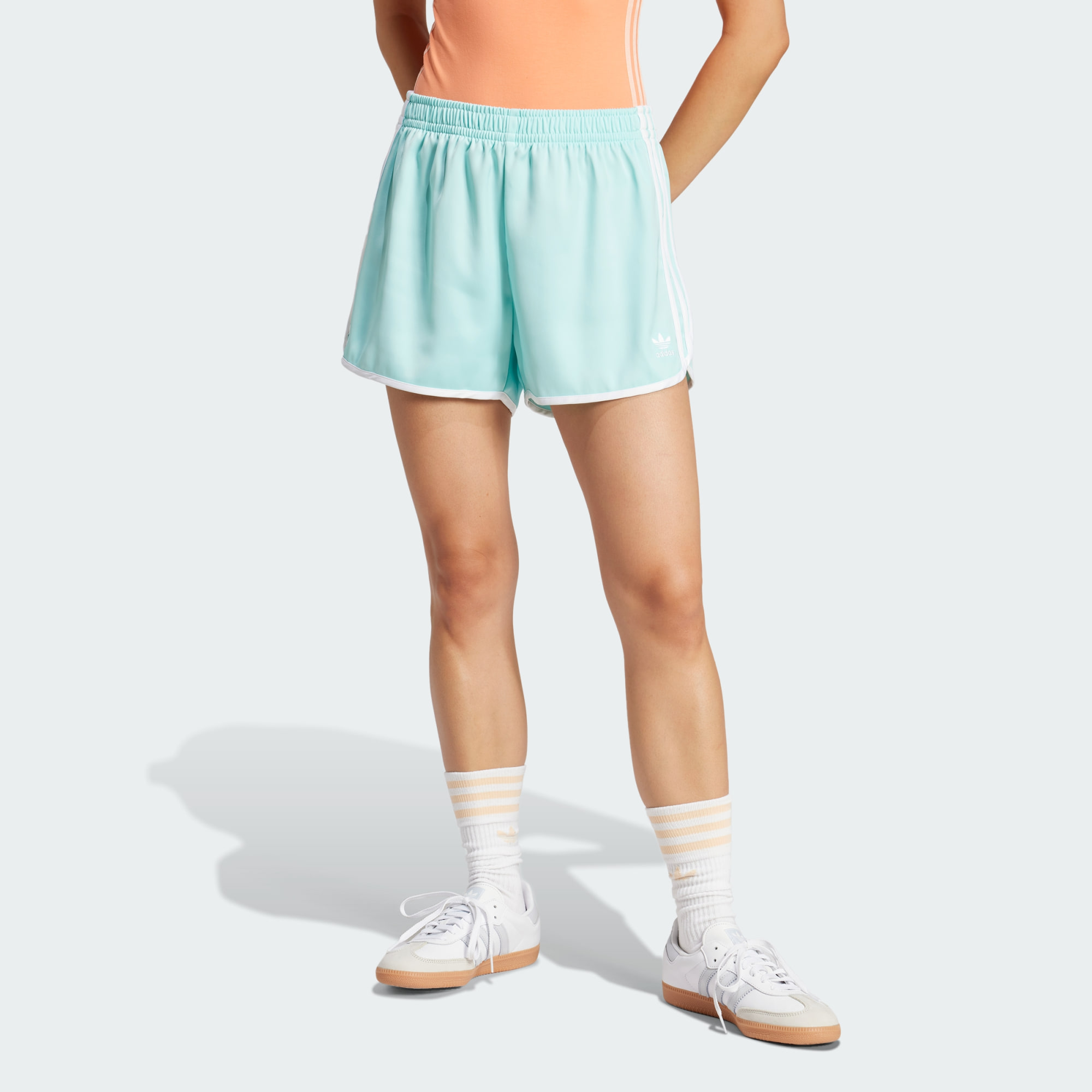 Adidas Originals Women Adicolor 3 Stripes Sprinter Shorts Black