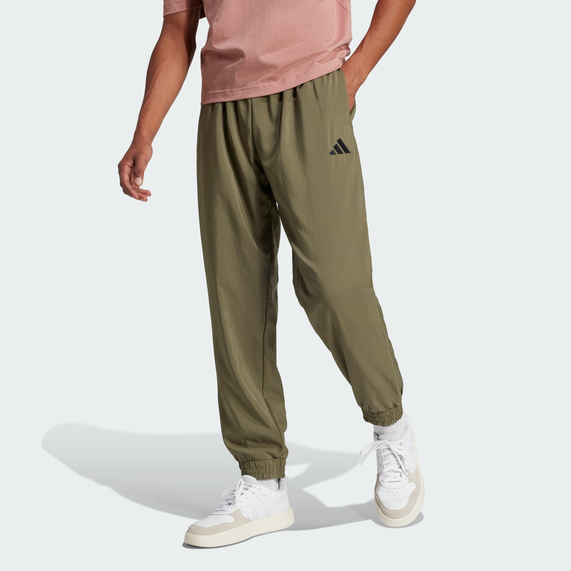Adidas Men Essentials Small Logo Stanford Pants Black