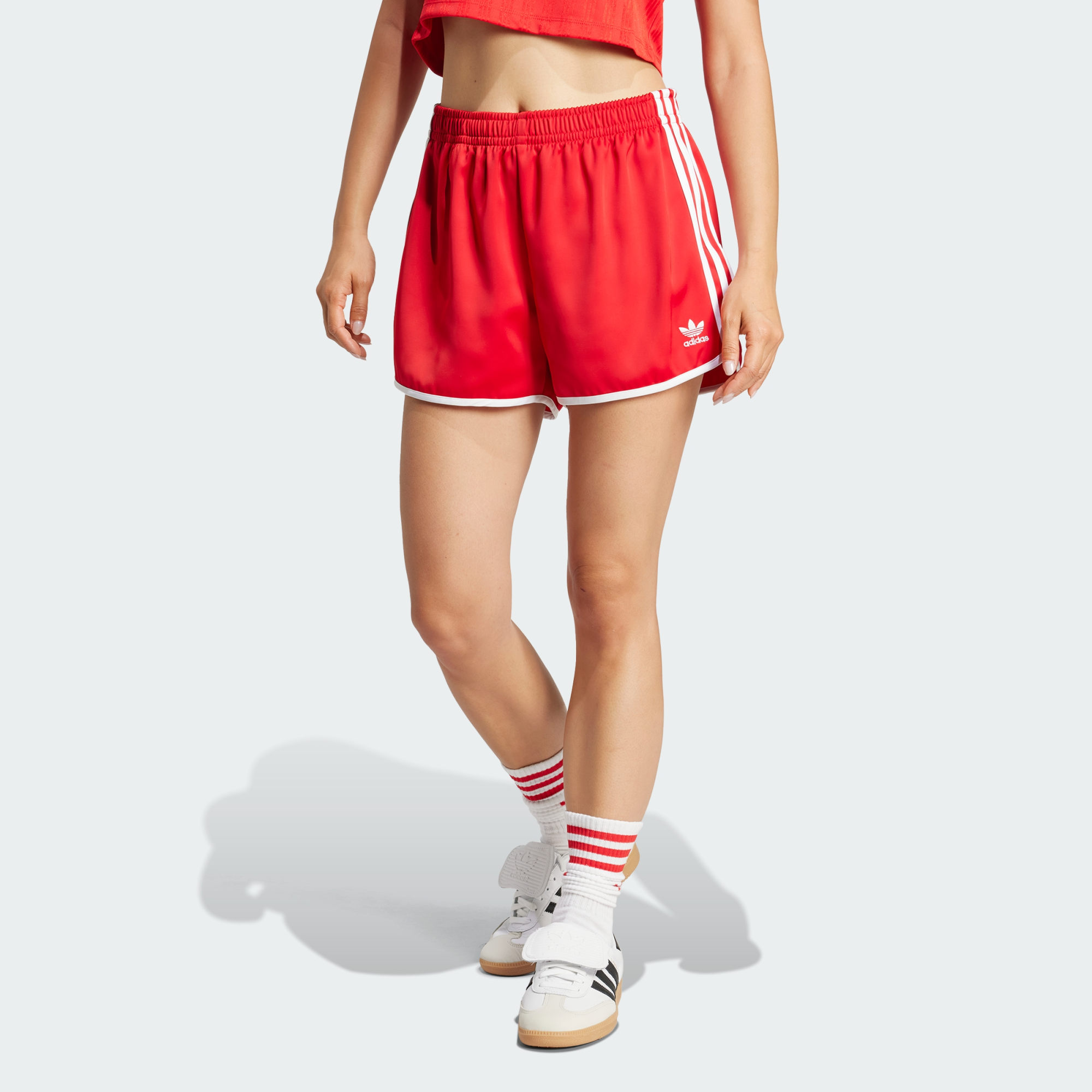 Adidas Originals Women Adicolor 3 Stripes Sprinter Shorts Black