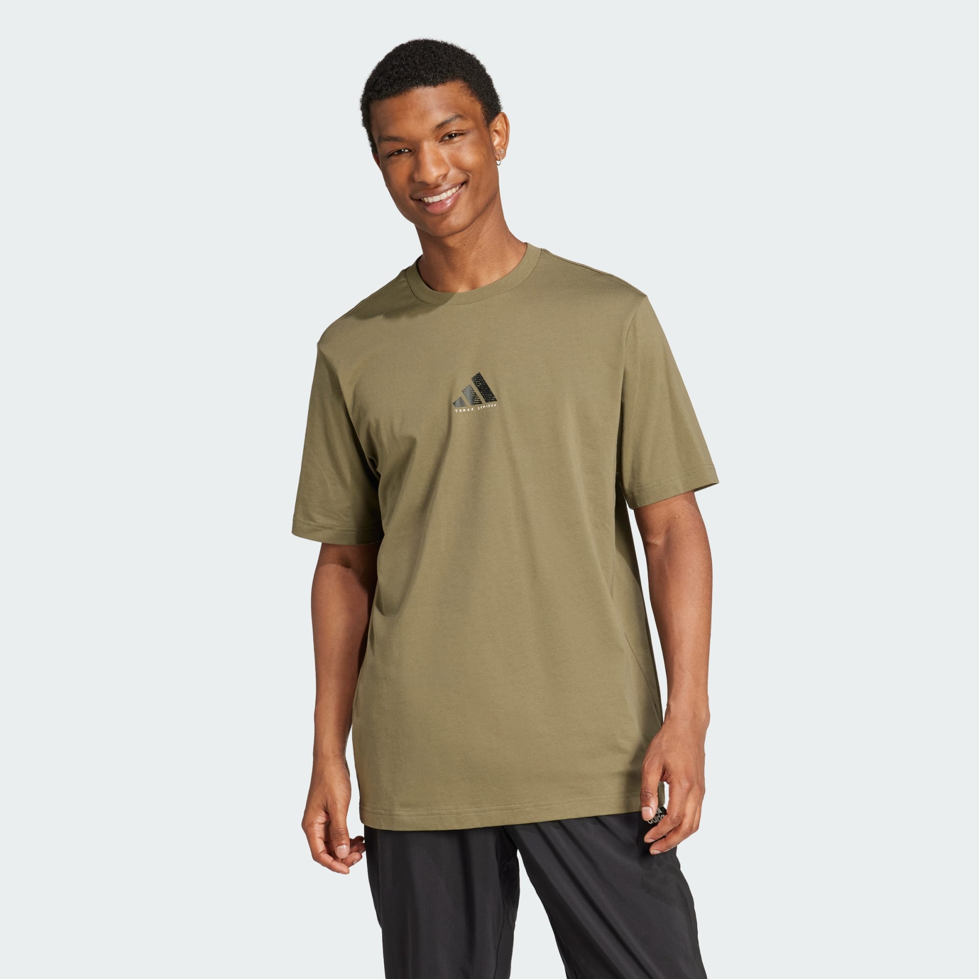 Adidas Men Codes Photoreal Graphic Tee White