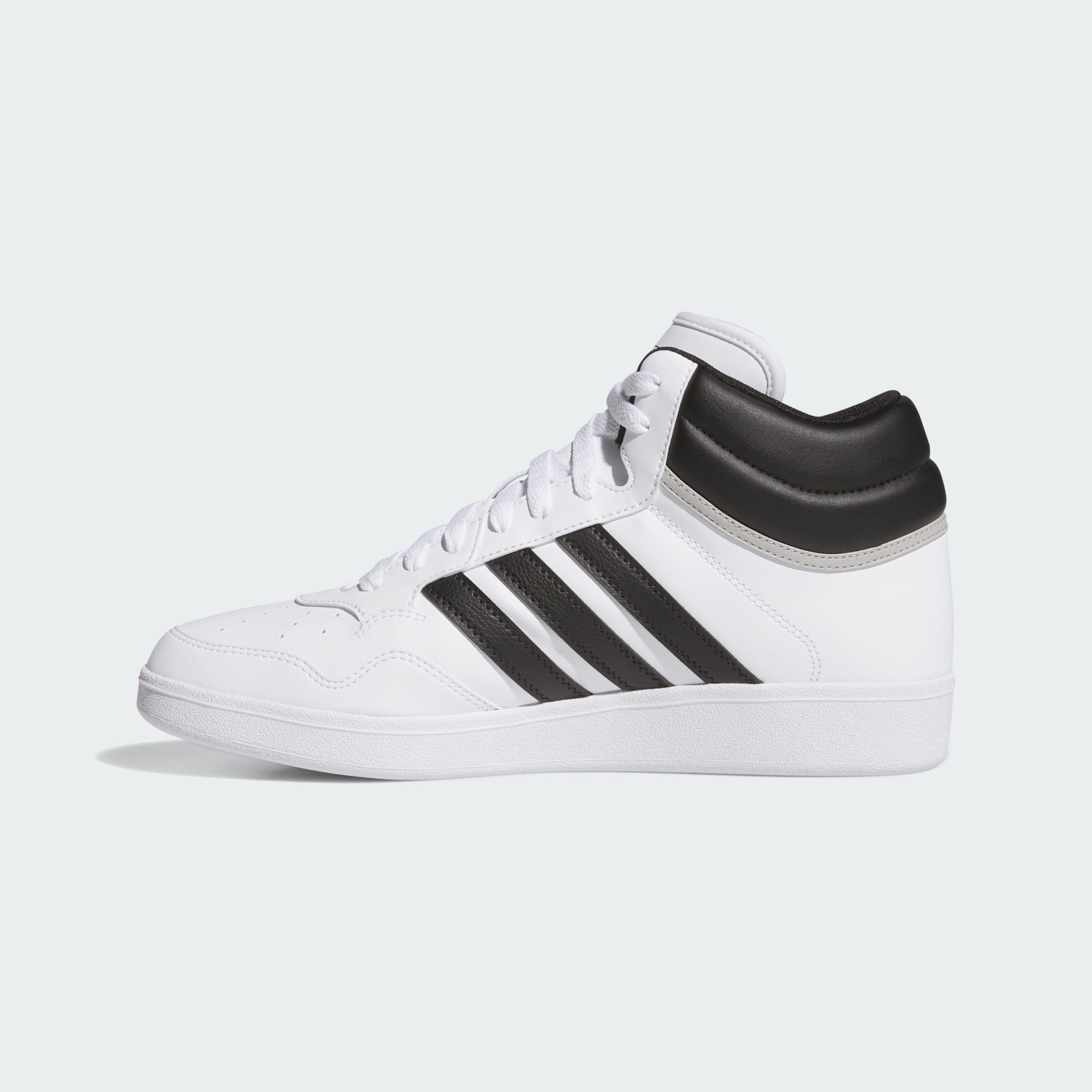 Adidas Unisex White Hoops 4.0 Mid Shoes Size 3.5