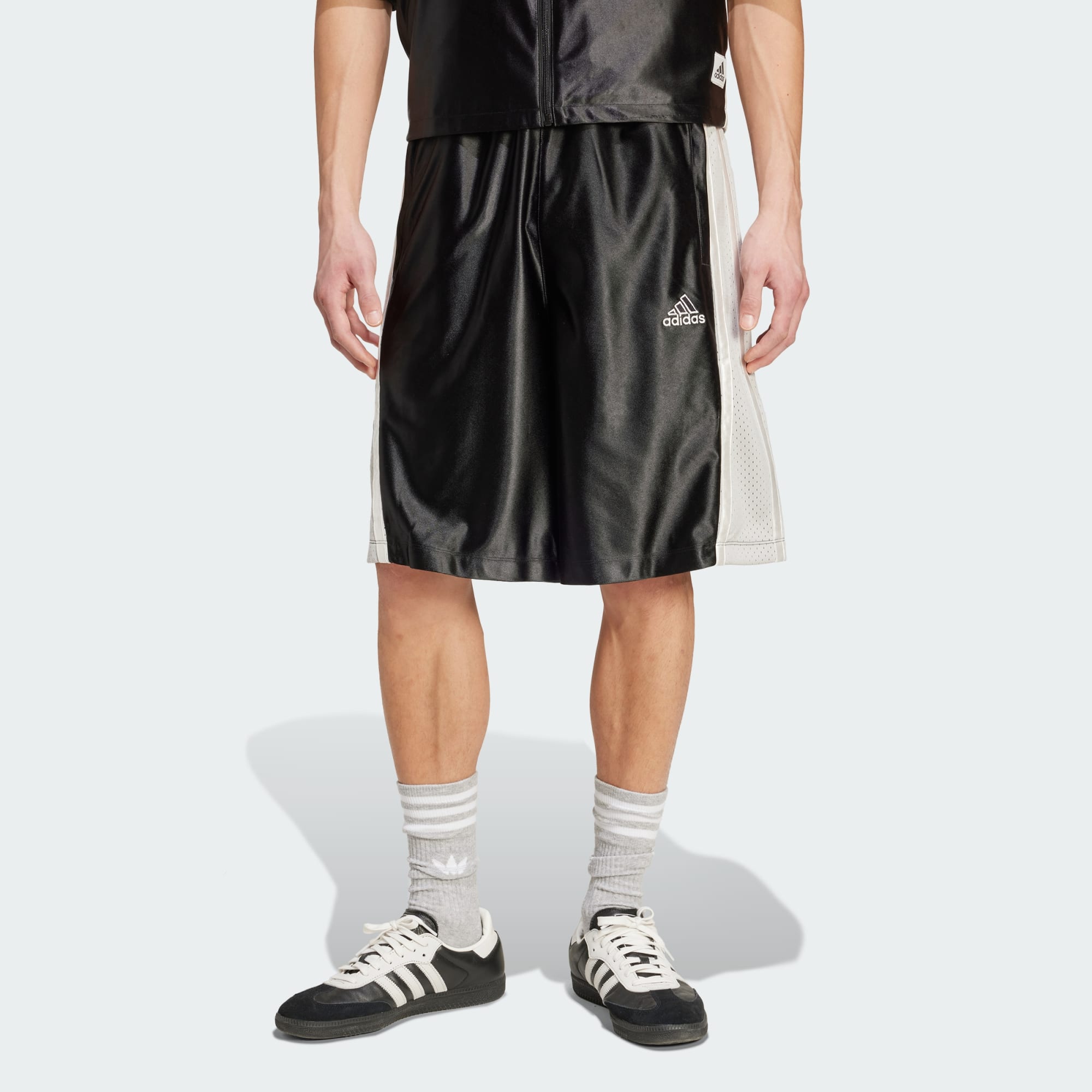 Adidas Originals Men's Blue Cutline Shorts Medium