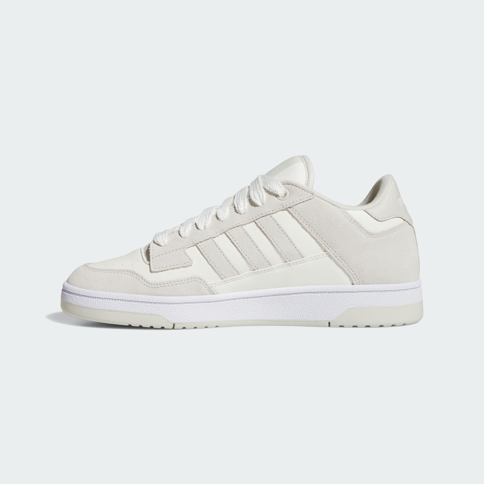 Adidas Unisex Grey Rapid Court Low Shoes Size 9
