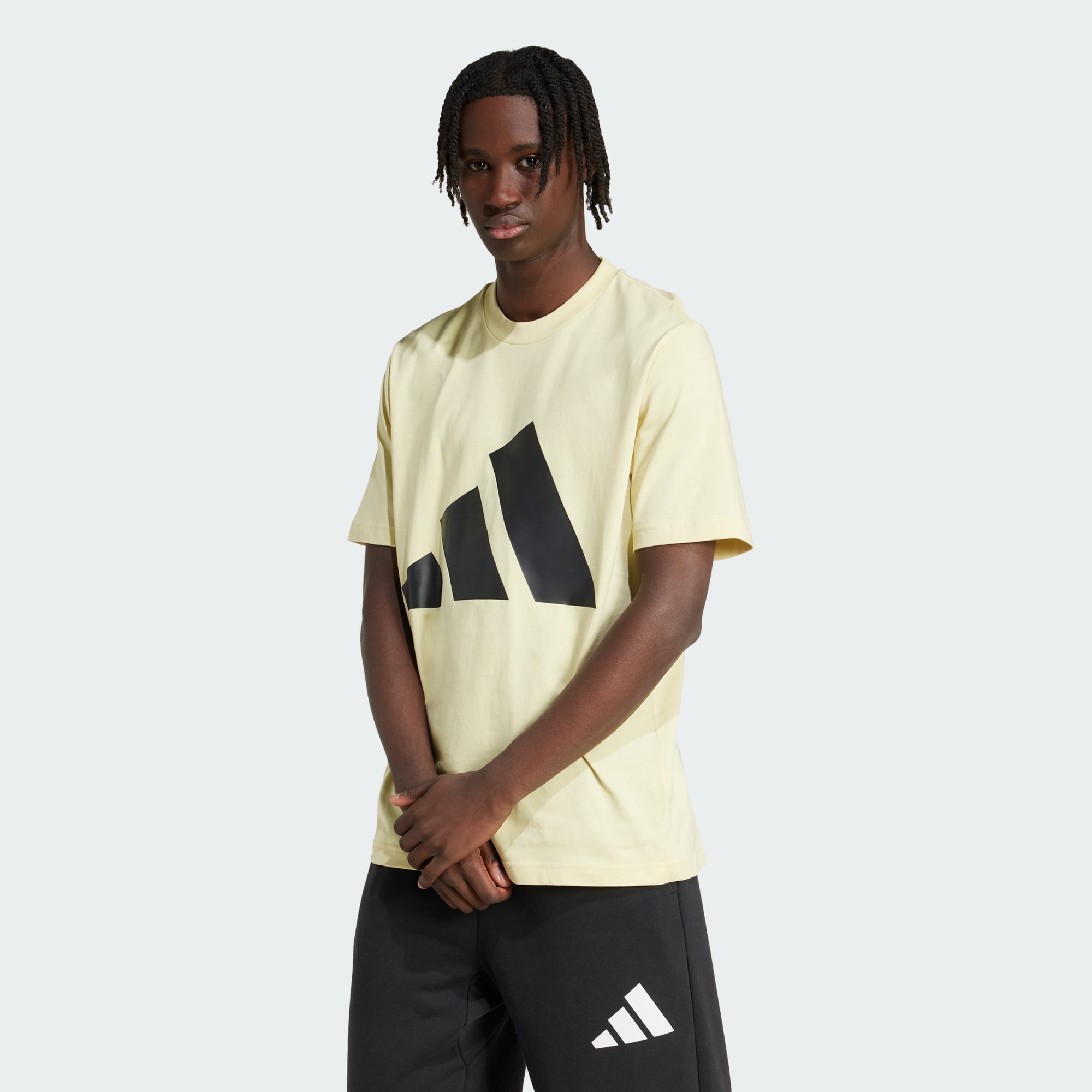Adidas Men Essentials Big Logo Tee Black