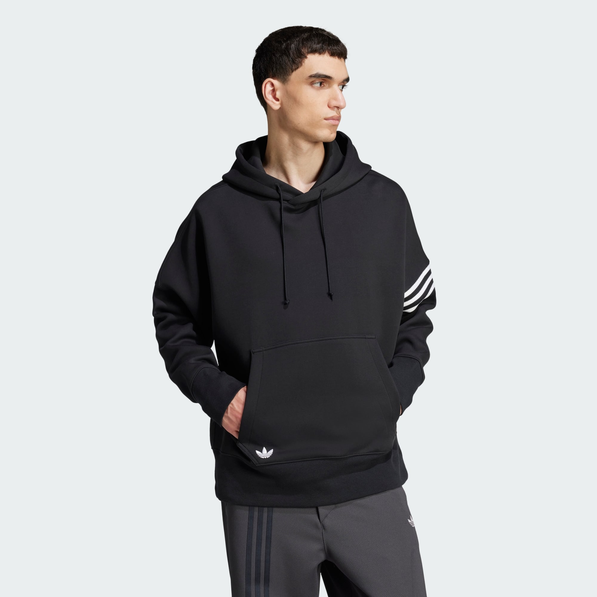 Adidas Originals Men Neuclassics Hoodie Burgundy