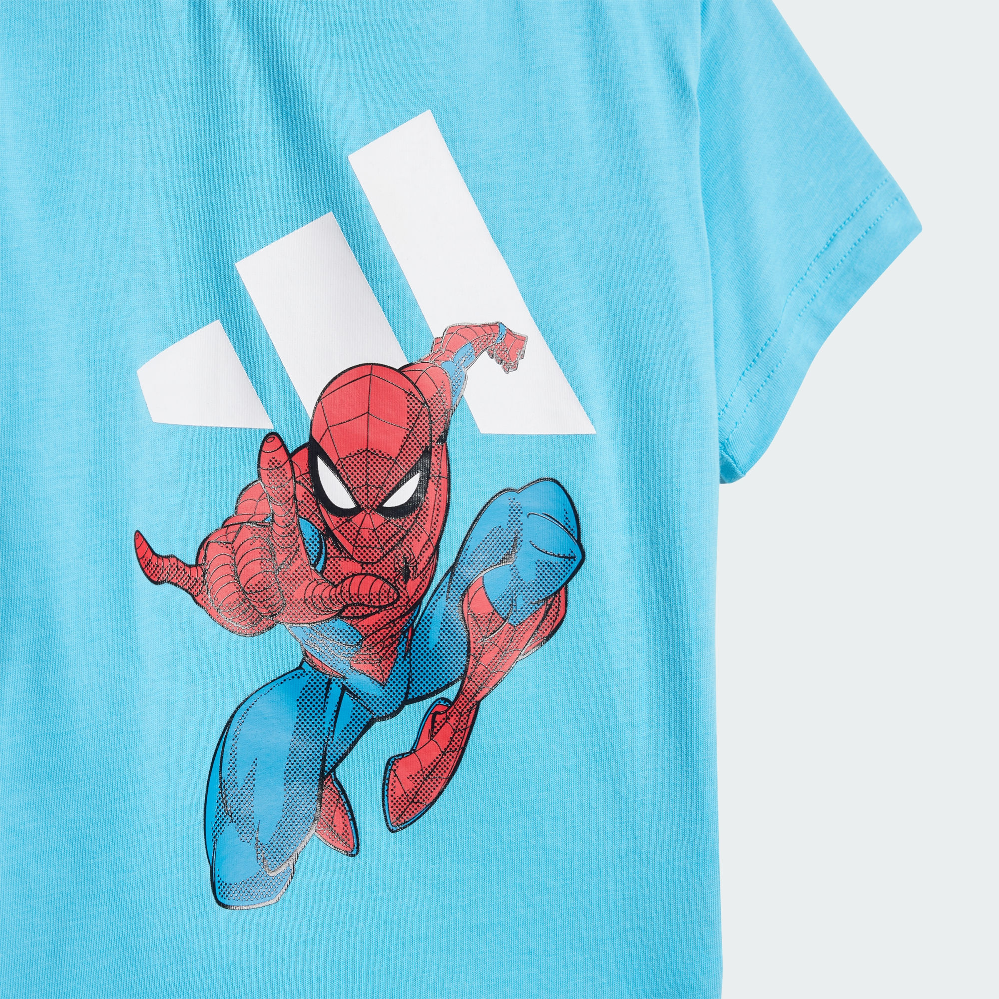 Adidas  Kids Blue Kids X Marvel Spider Man Tee Set Kids 0-3 Months