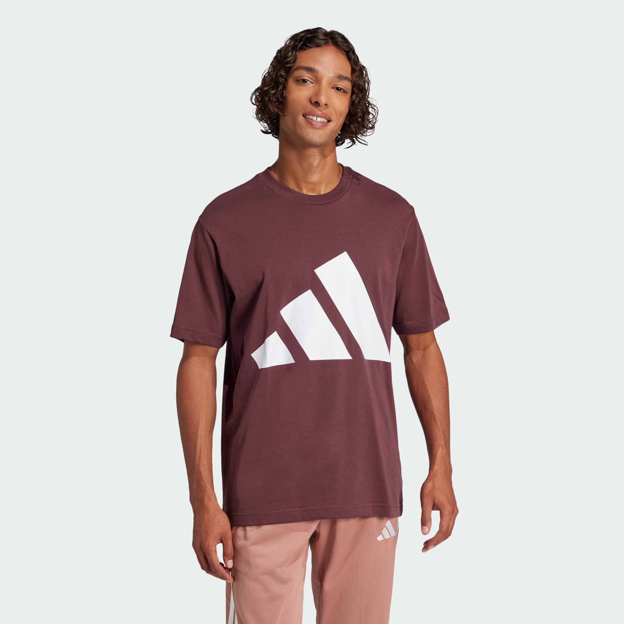 Adidas Men Essentials Big Logo Tee Black