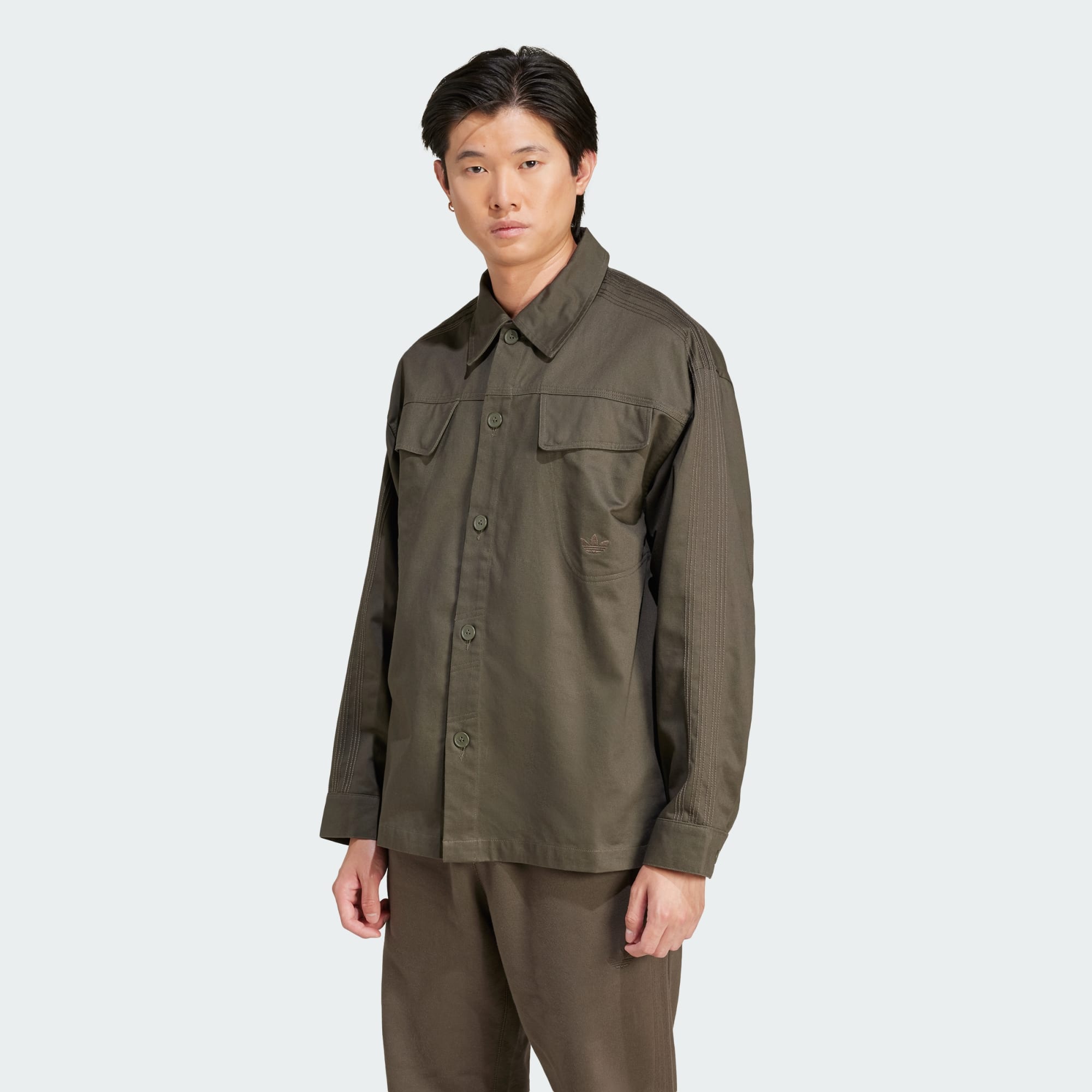 Adidas Originals Men Premium Essentials Workwear Overshirt Black