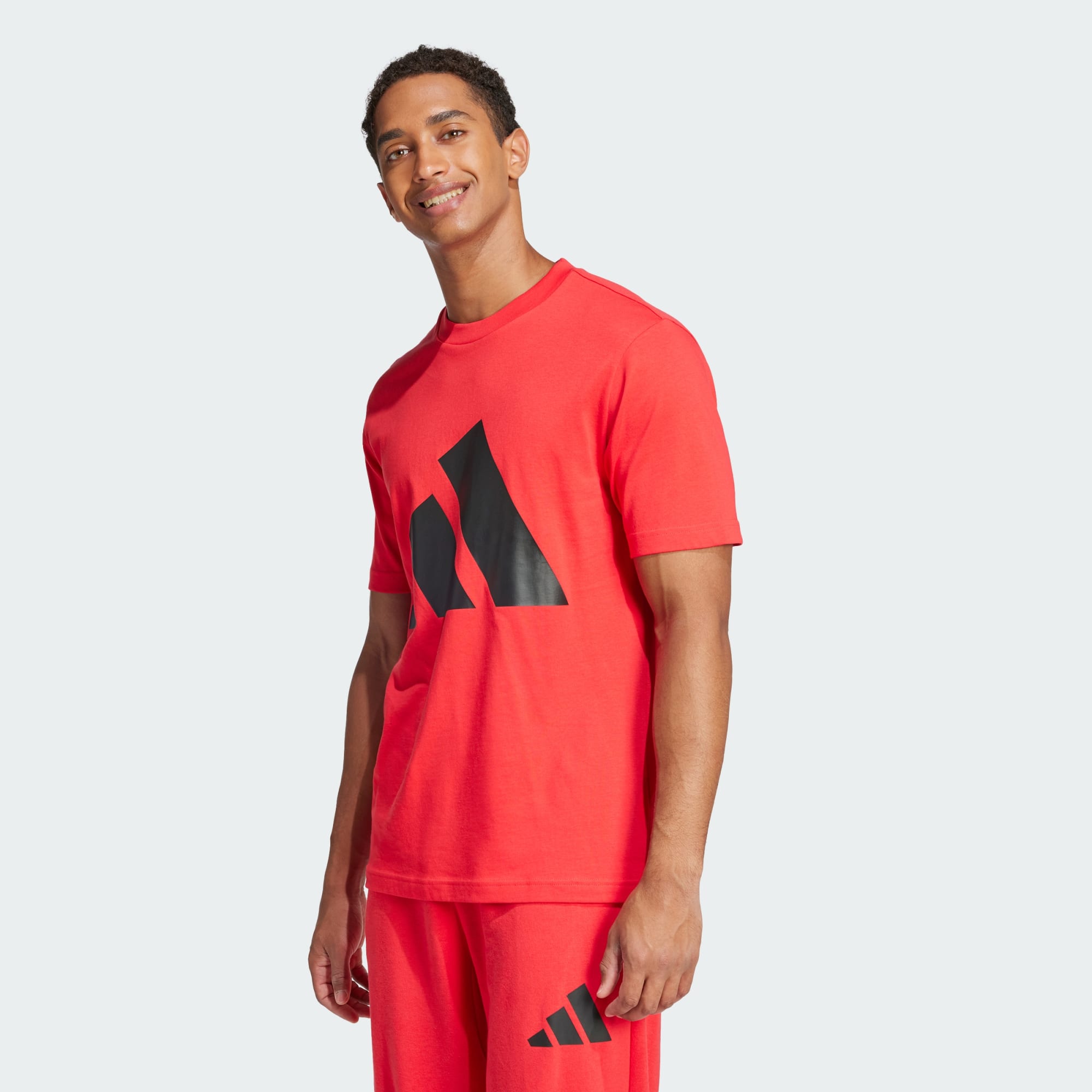 Adidas Men Essentials Big Logo Tee Black
