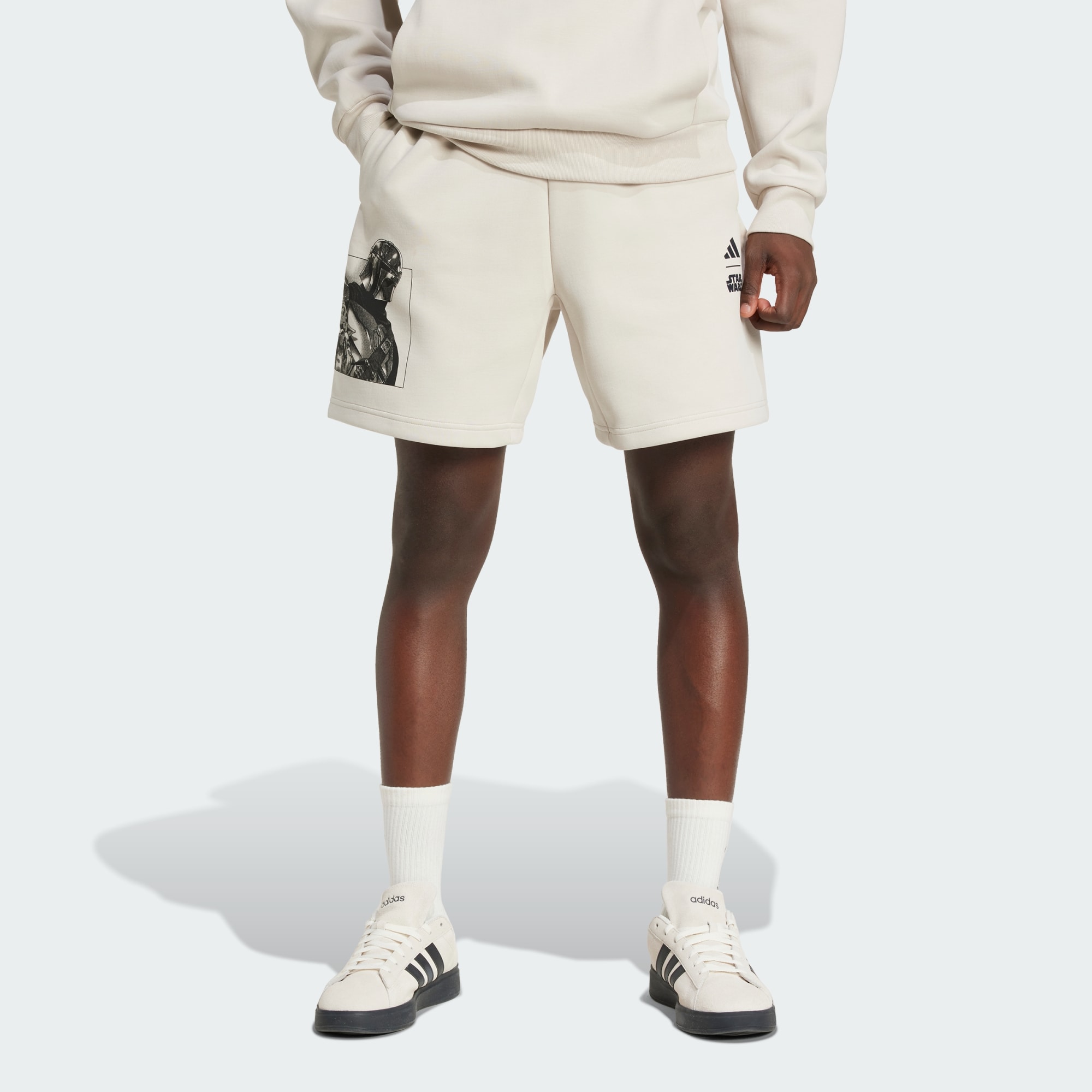 Adidas Men Star Wars The Mandalorian™ Shorts Beige