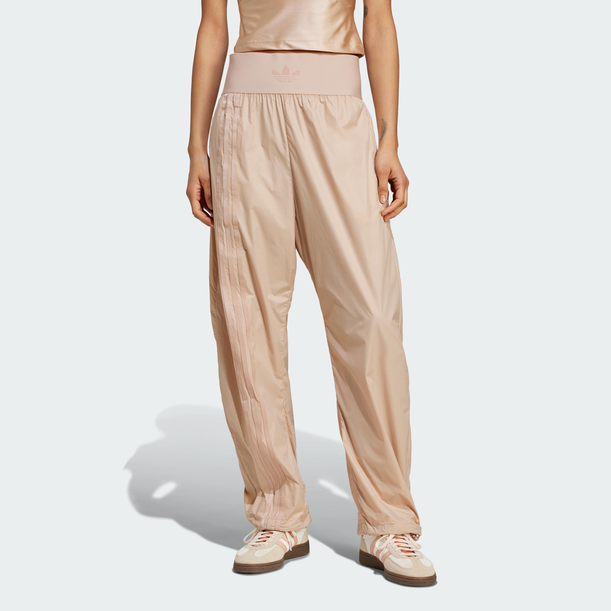 Adidas Originals Women Waistband Joggers Beige