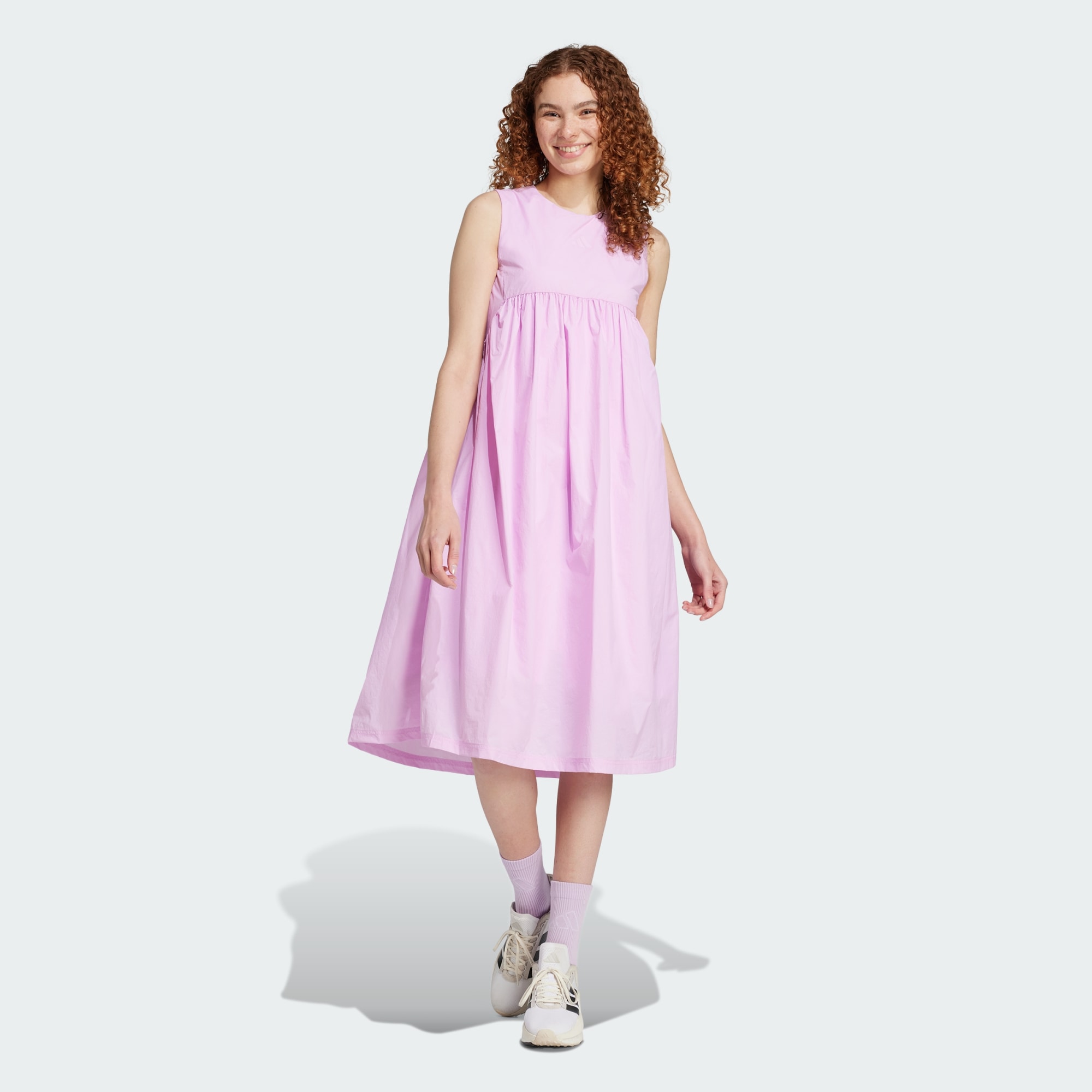Adidas Women City Escape Summer Dress Beige