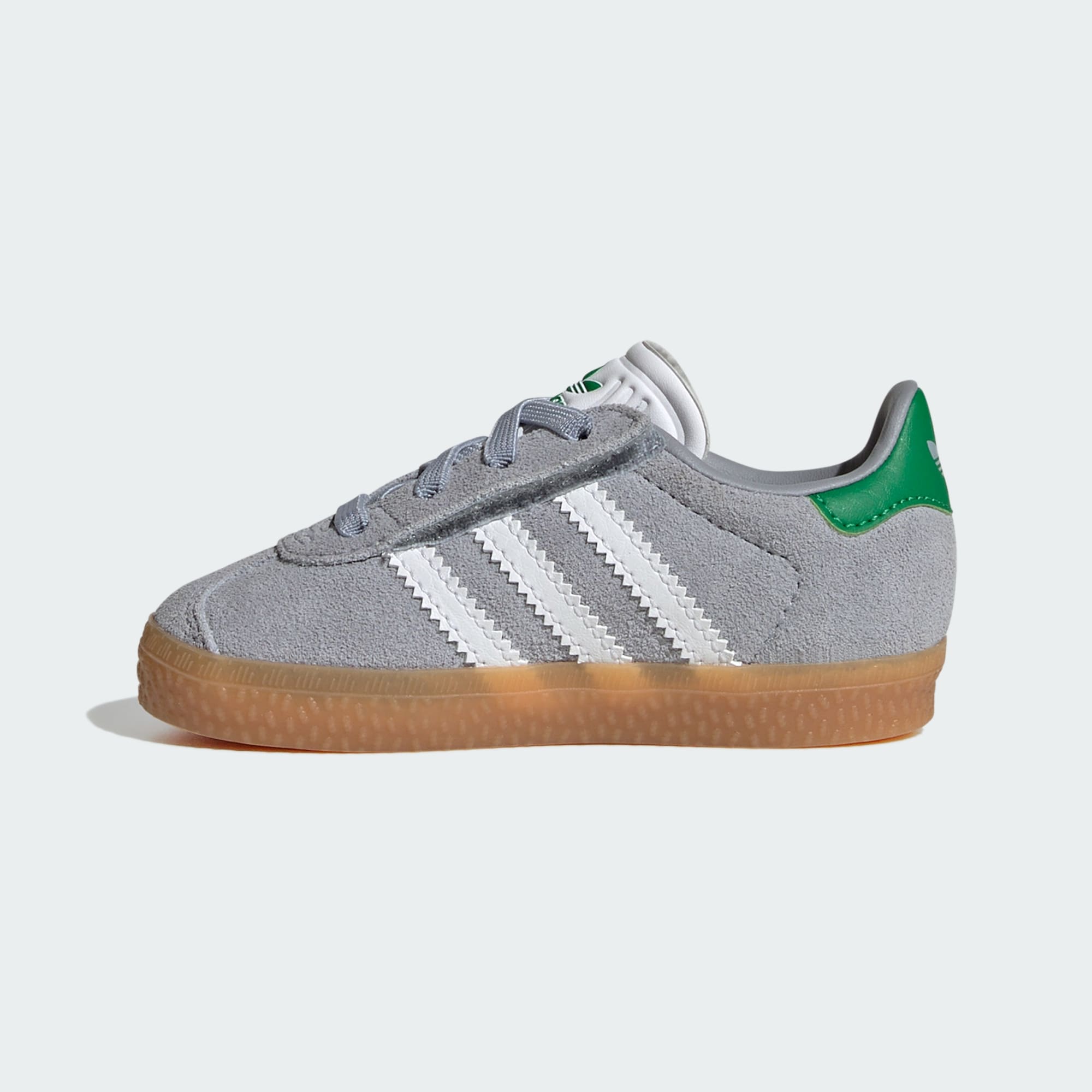Adidas Originals Kids Gazelle Comfort Closure Elastic Laces Blue
