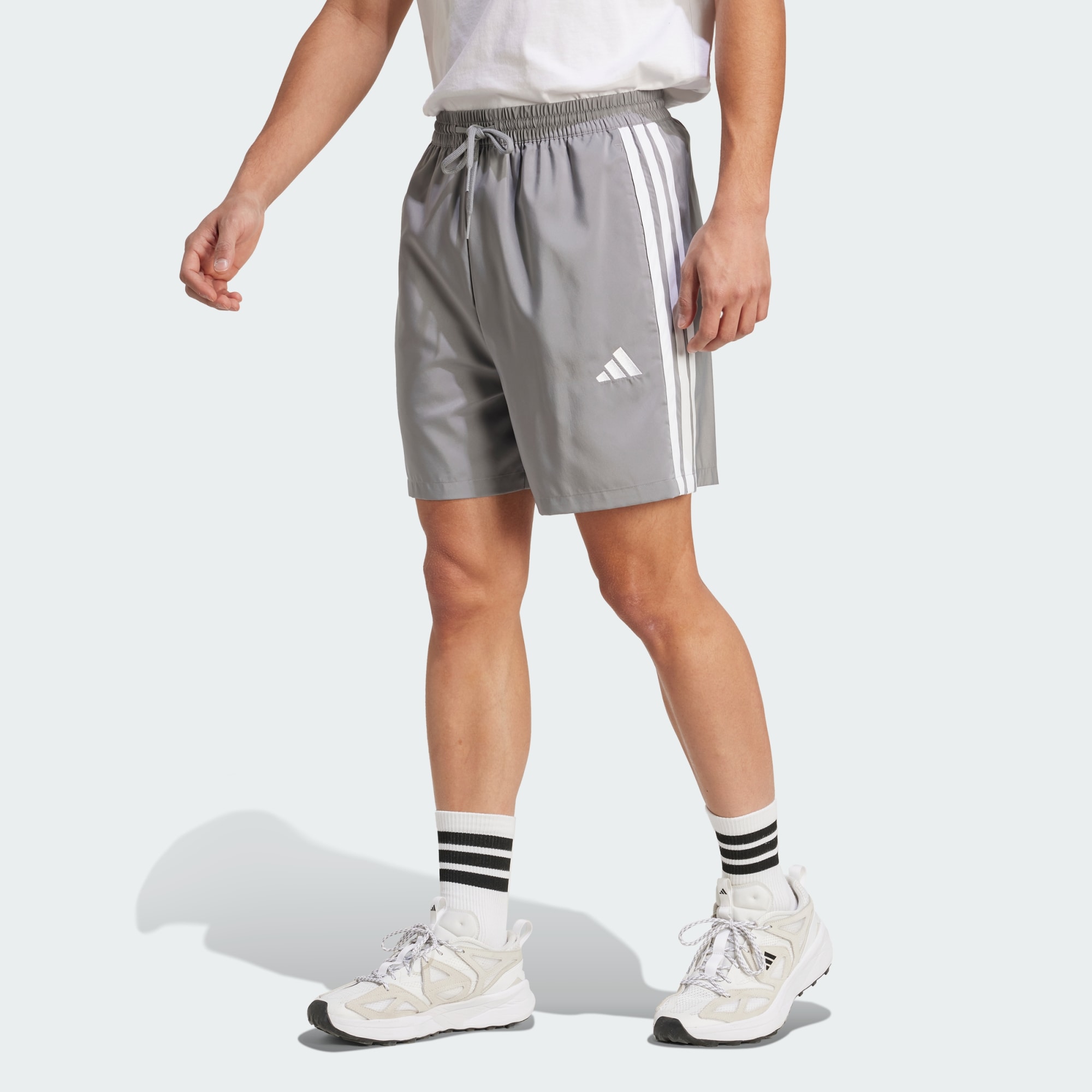 Adidas Men Essentials 3 Stripes Chelsea Shorts Beige