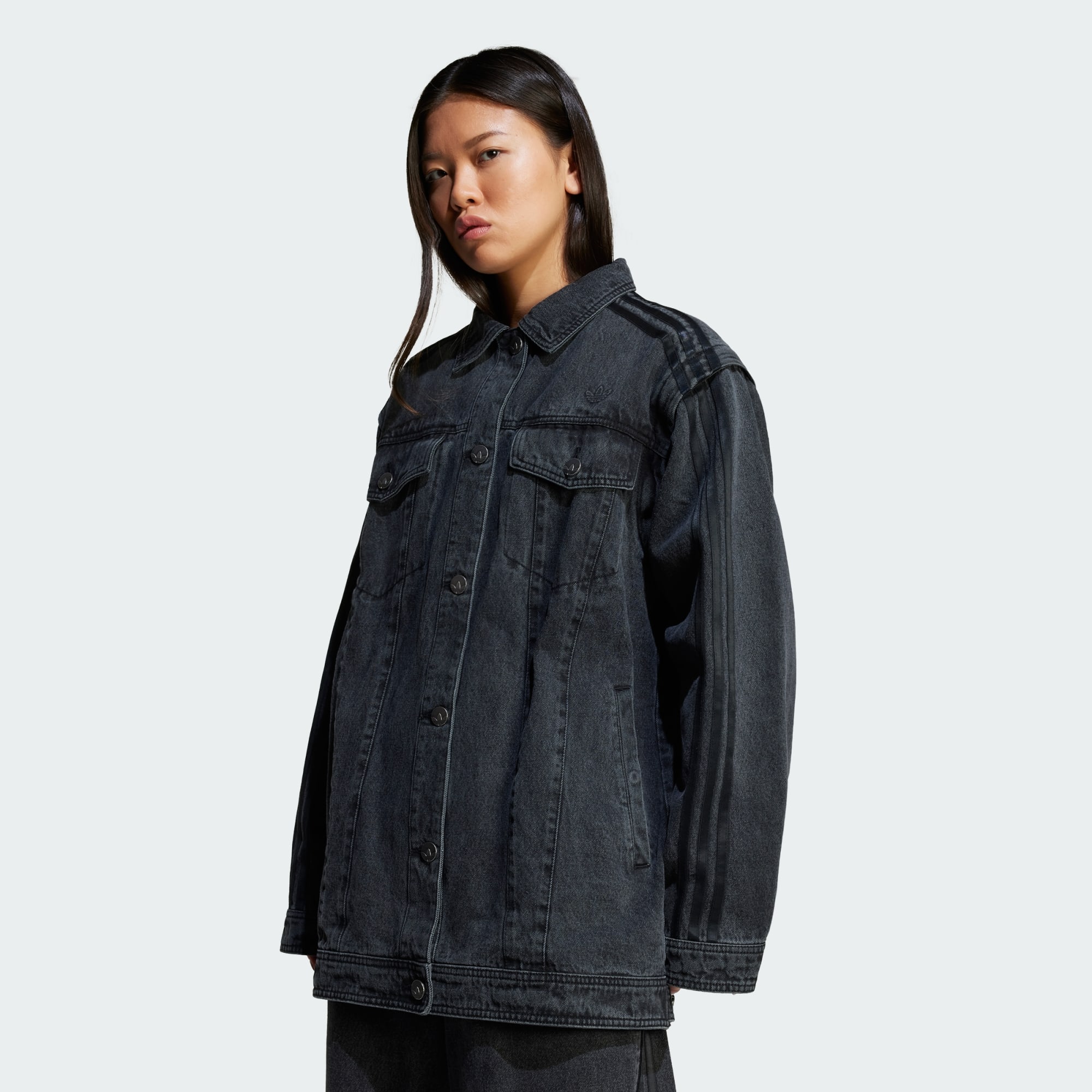 Adidas Originals Women Adilenium Season 3 Two In One Denim S Black