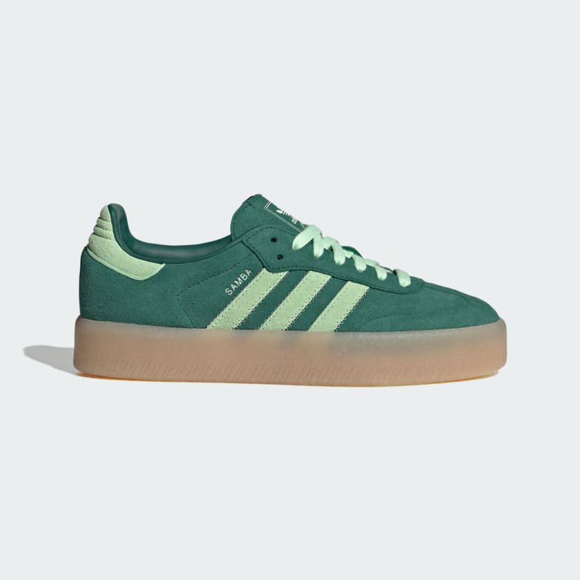 Adidas Originals Women's Green Sambae Shoes Size 9
