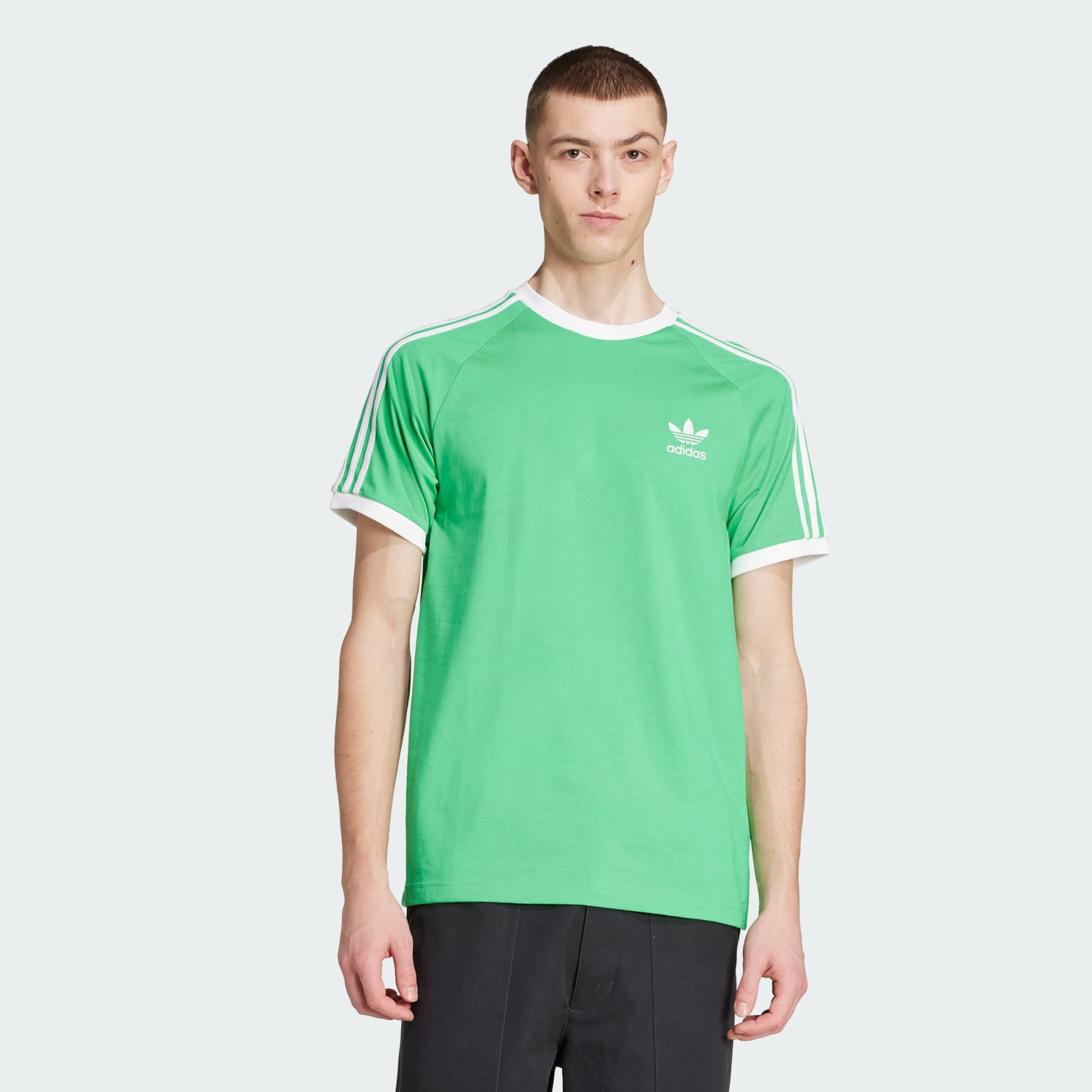 Adidas Originals Men Adicolor Classics 3 Stripes Tee Black