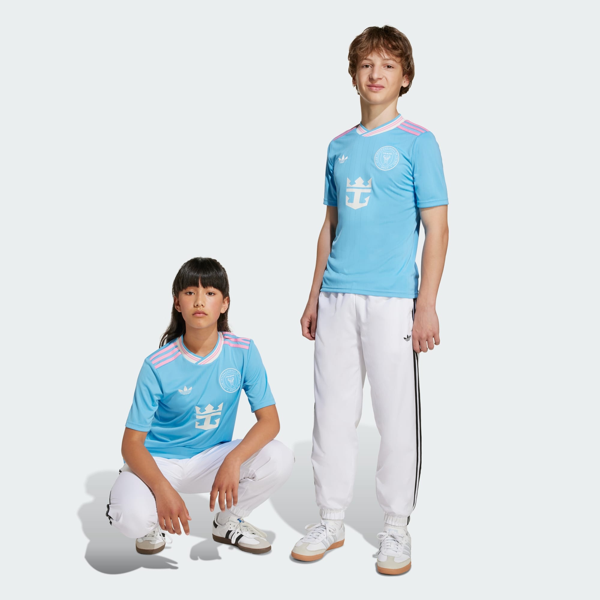 Adidas  Kids Blue Kids Inter Miami Cf 25 26 Third Jersey Kids Size 13-14 Year