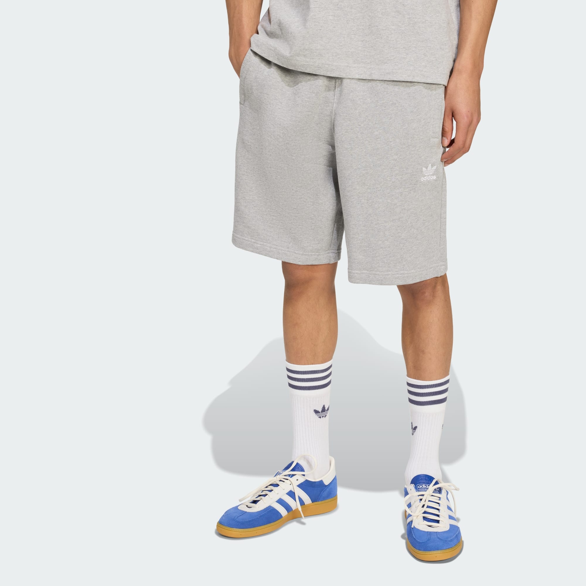 Adidas Originals Men Essentials Trefoil Shorts Black