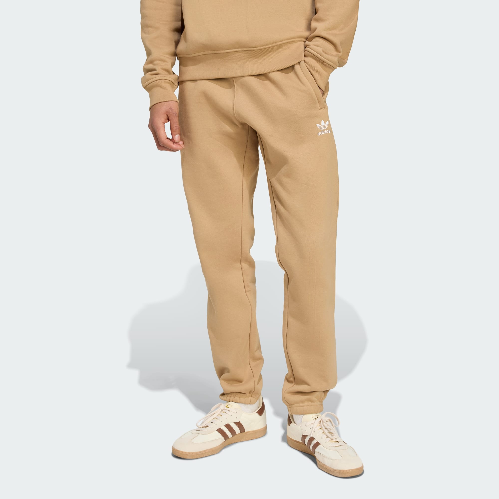 Adidas Originals Men Trefoil Essentials Pants Black
