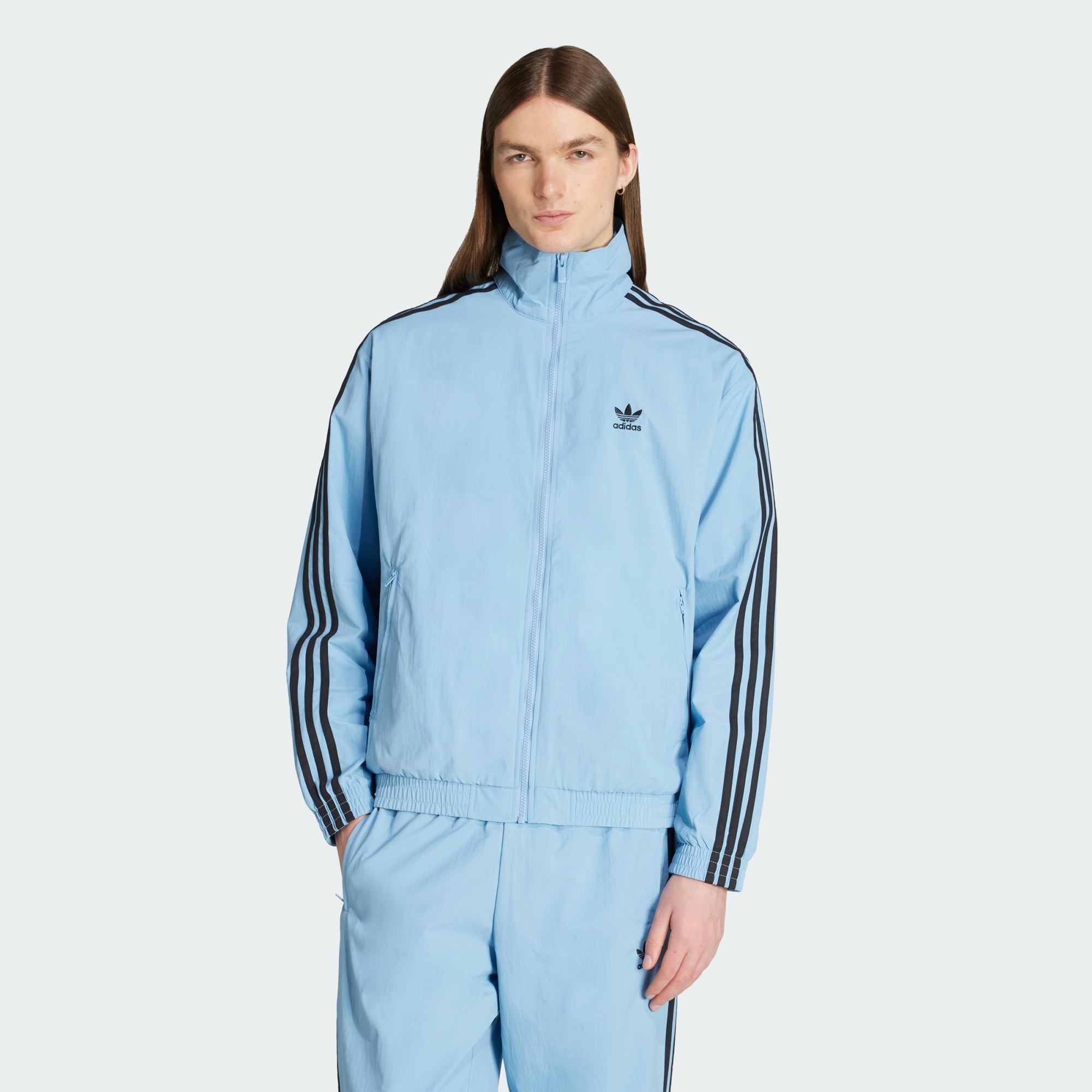 Adidas Originals Men Adicolor Woven Firebird Track Top Black