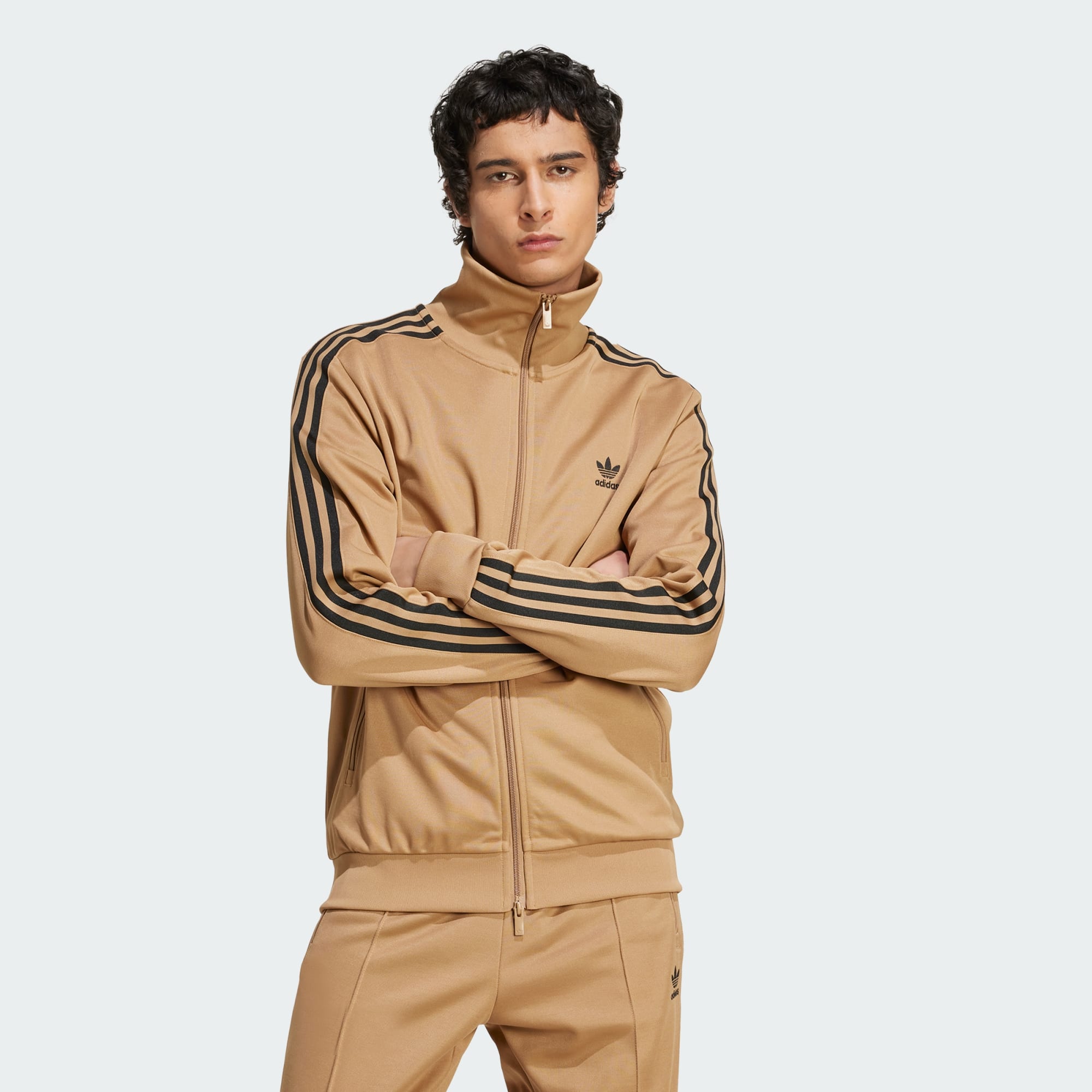 Adidas Originals Men Adicolor Classics Beckenbauer Track Top Black