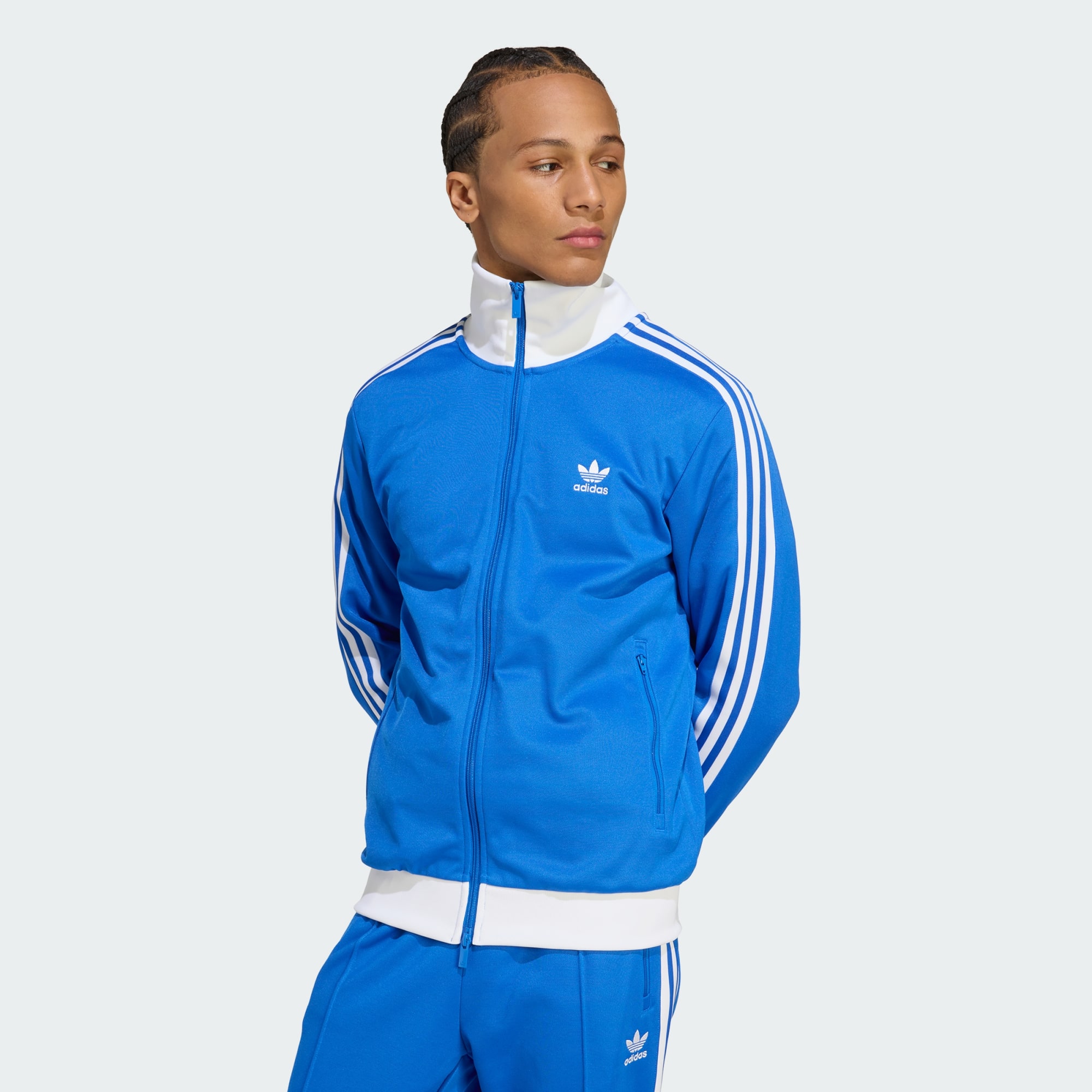 Adidas Originals Men Adicolor Classics Beckenbauer Track Top Black