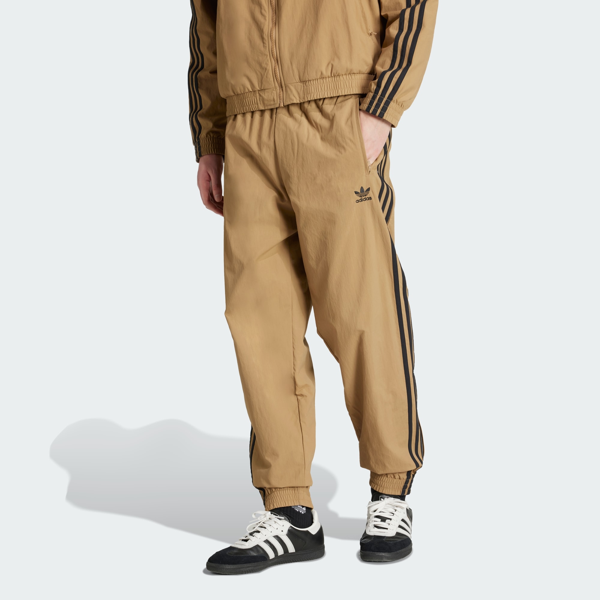 Adidas Originals Men Adicolor Woven Firebird Track Pants Black