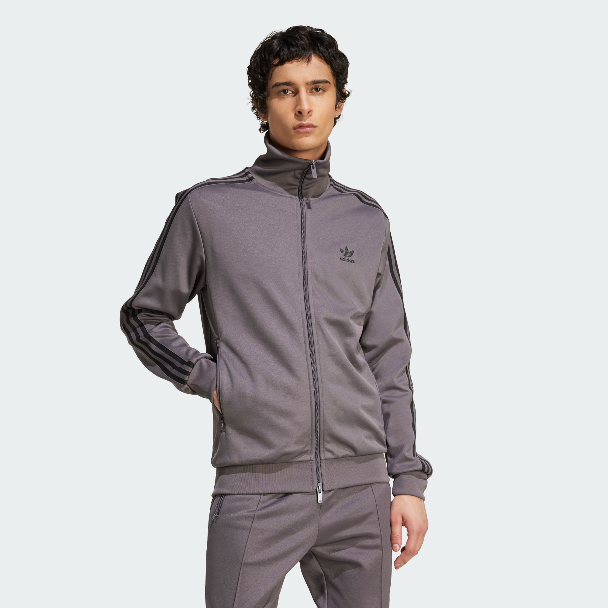 Adidas Originals Men Adicolor Classics Beckenbauer Track Top Black