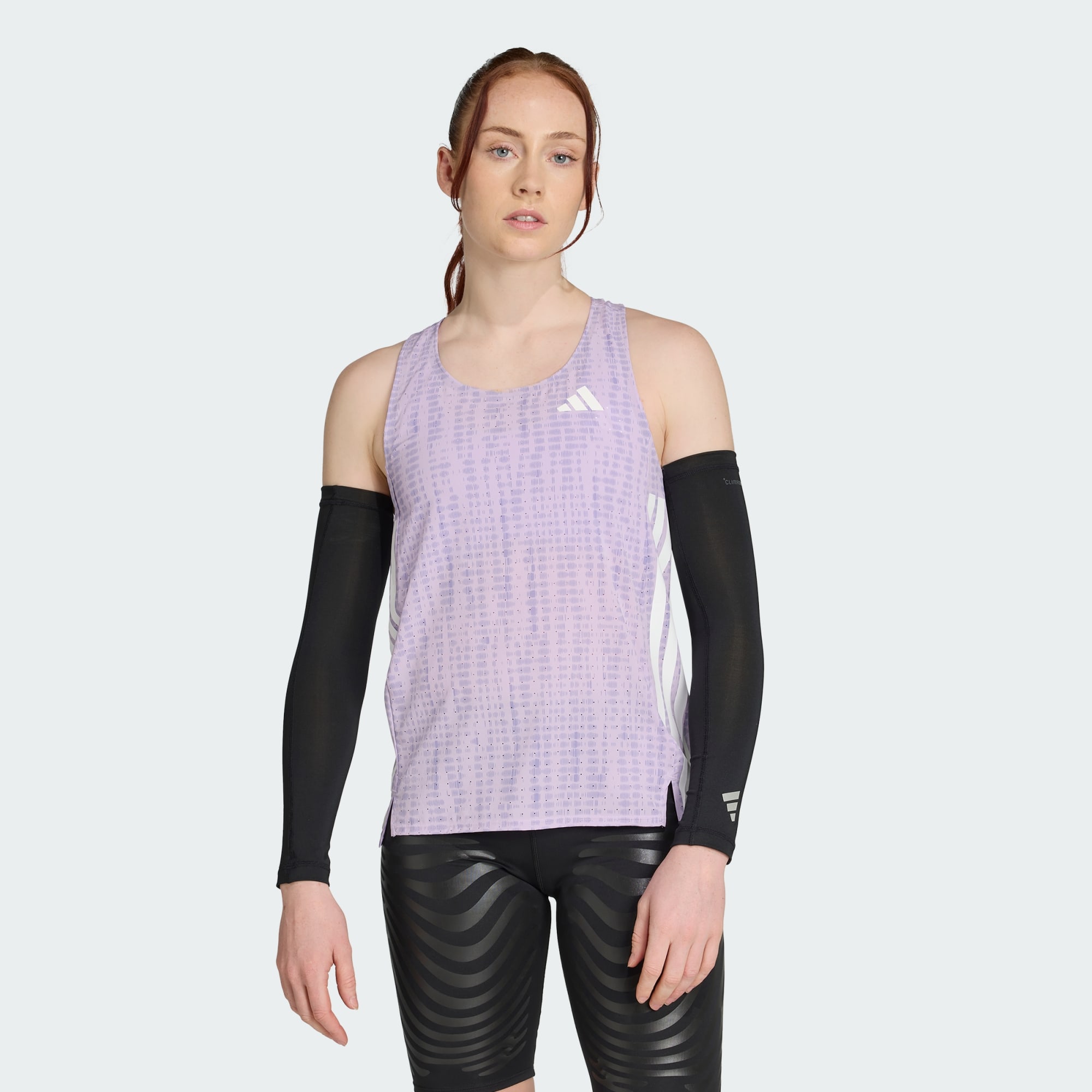 Adidas Women Adizero Running Singlet White