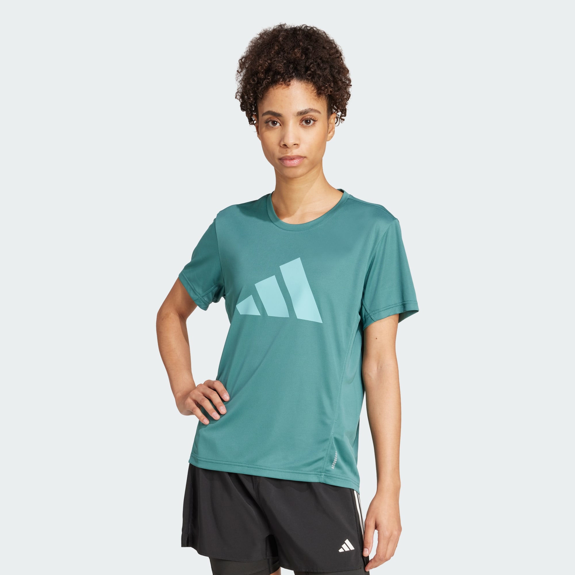 Adidas Women Run It Tee Black