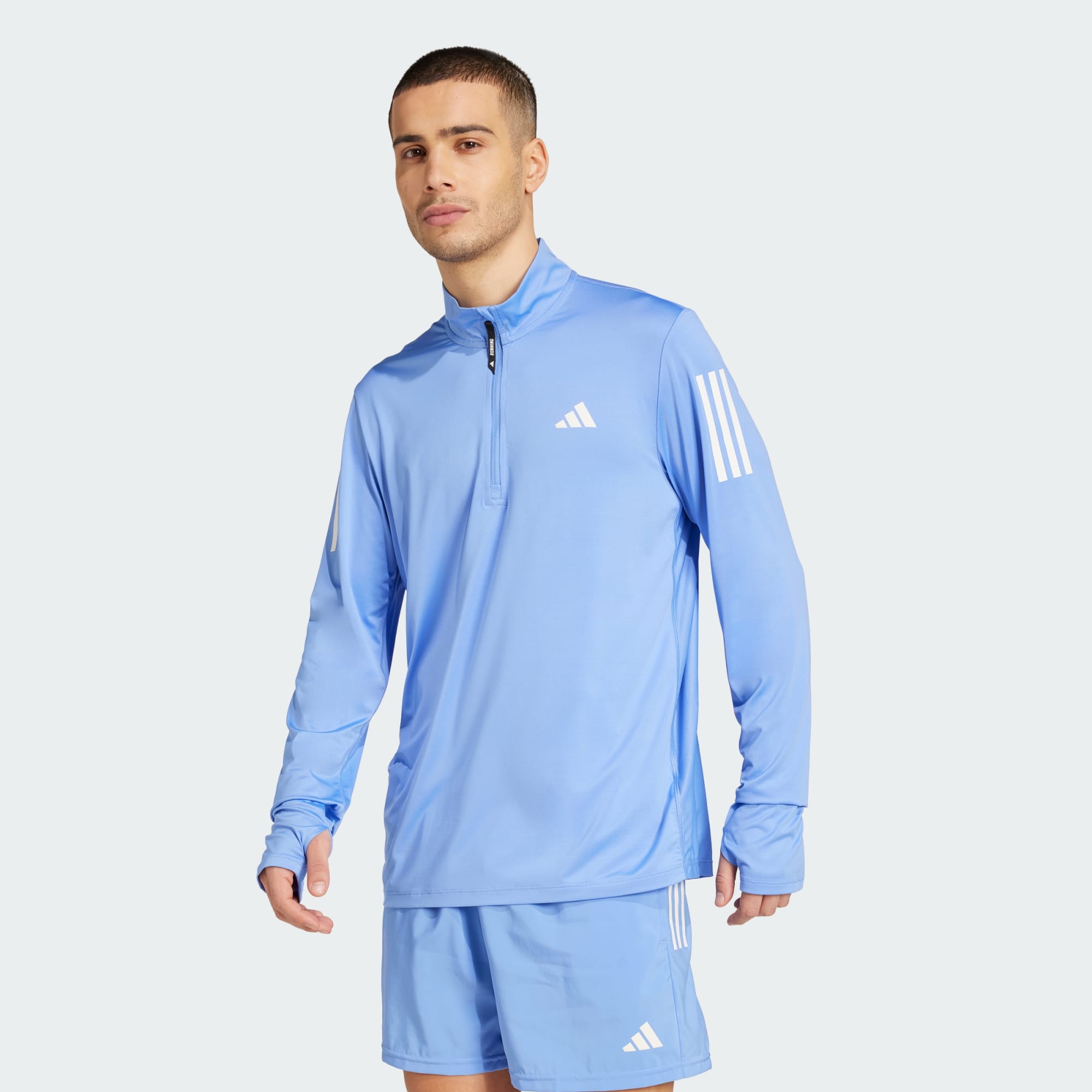 Adidas Men Own The Run Half Zip Jacket Black