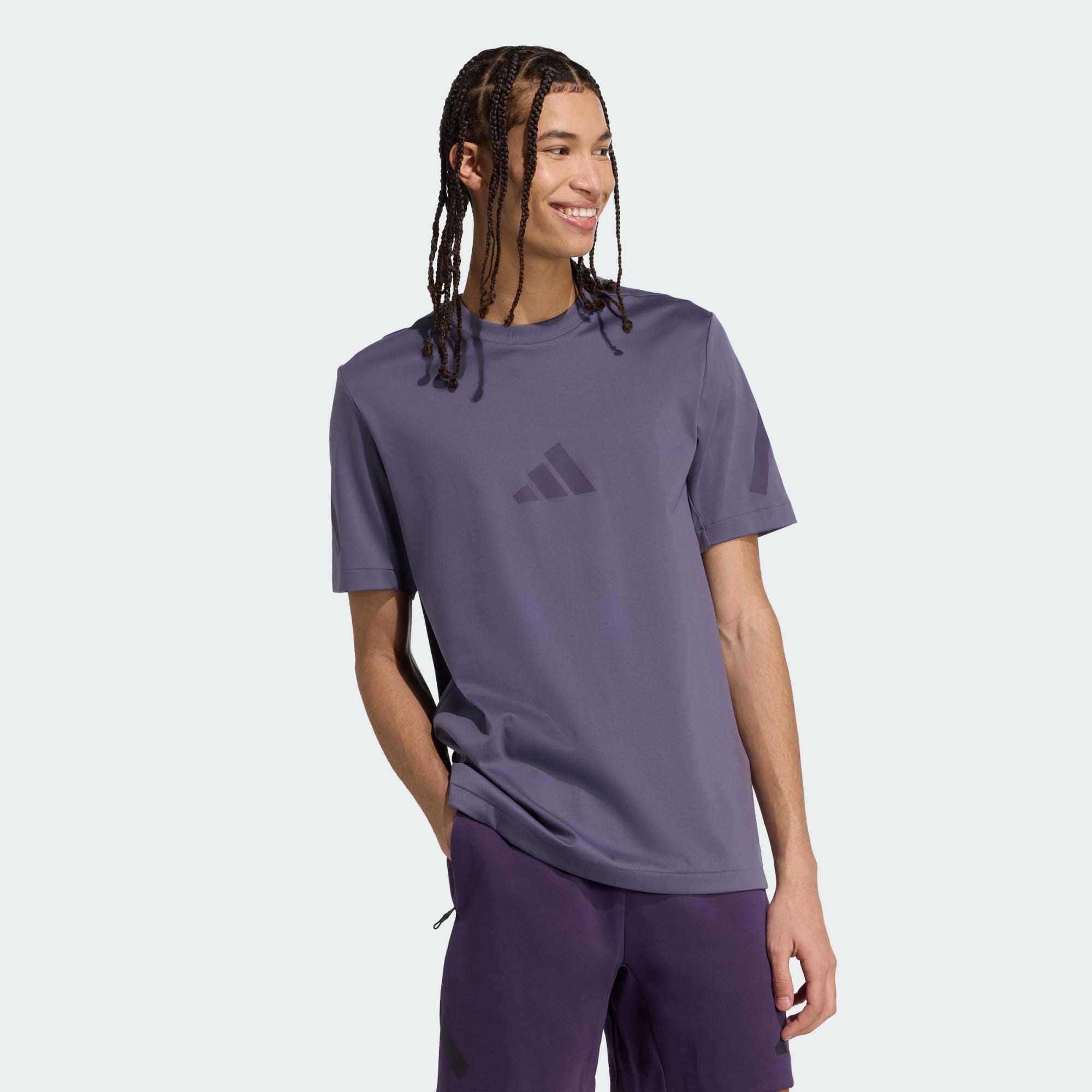 Adidas Men Z.n.e. Tee Grey