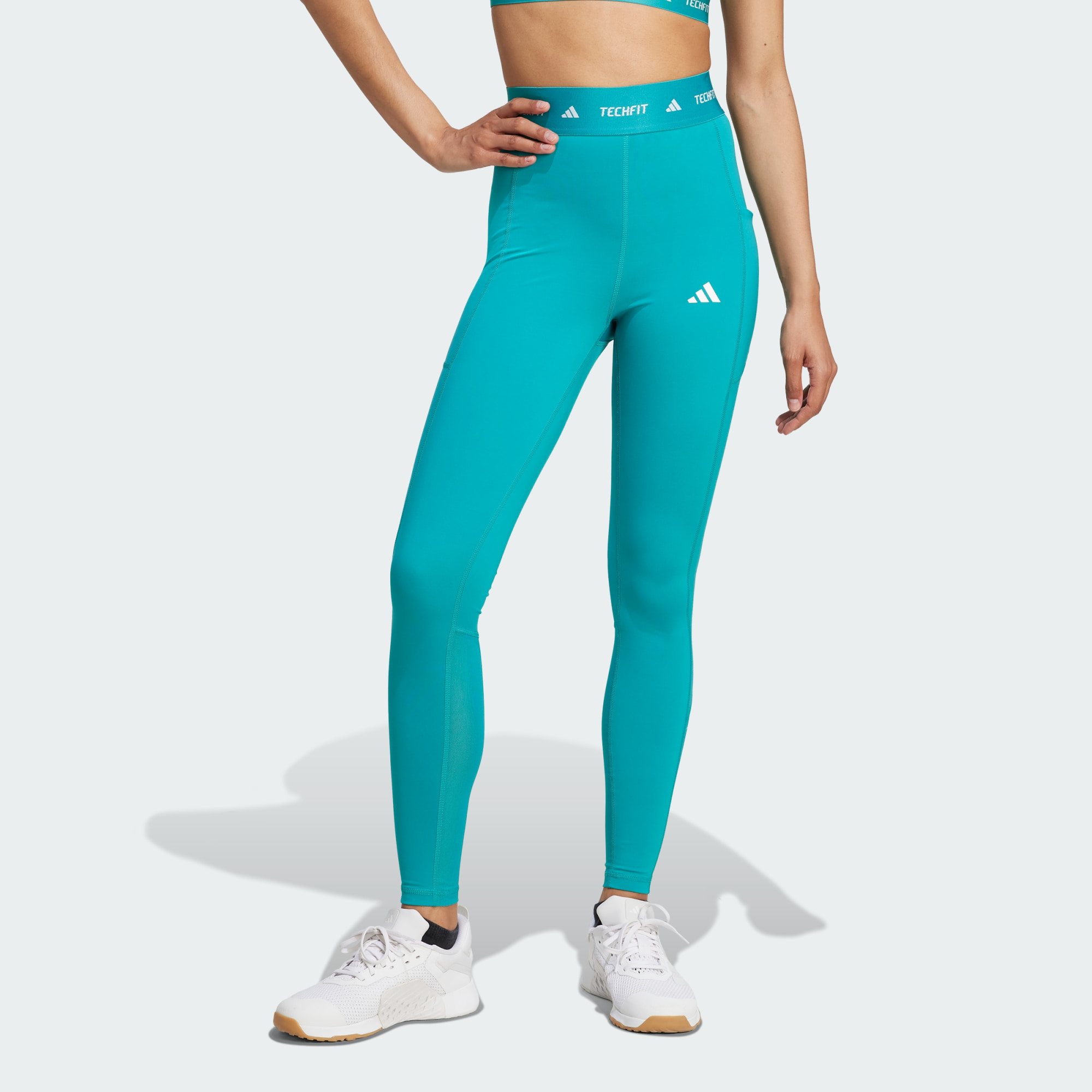 Adidas Women Techfit Stash Pocket Full Length Leggings Black