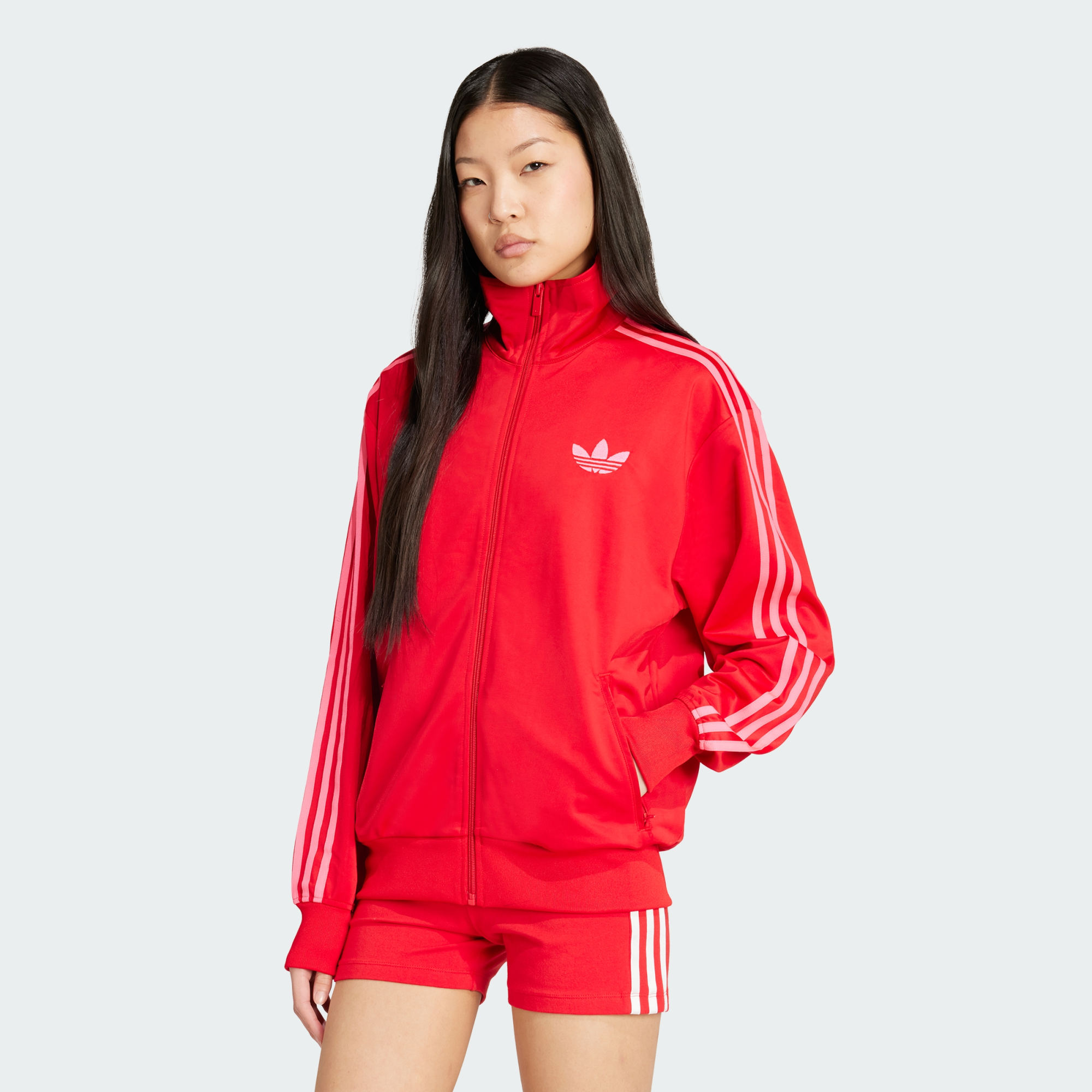Adidas Originals Women Adicolor Classic Firebird Loose Track Pink