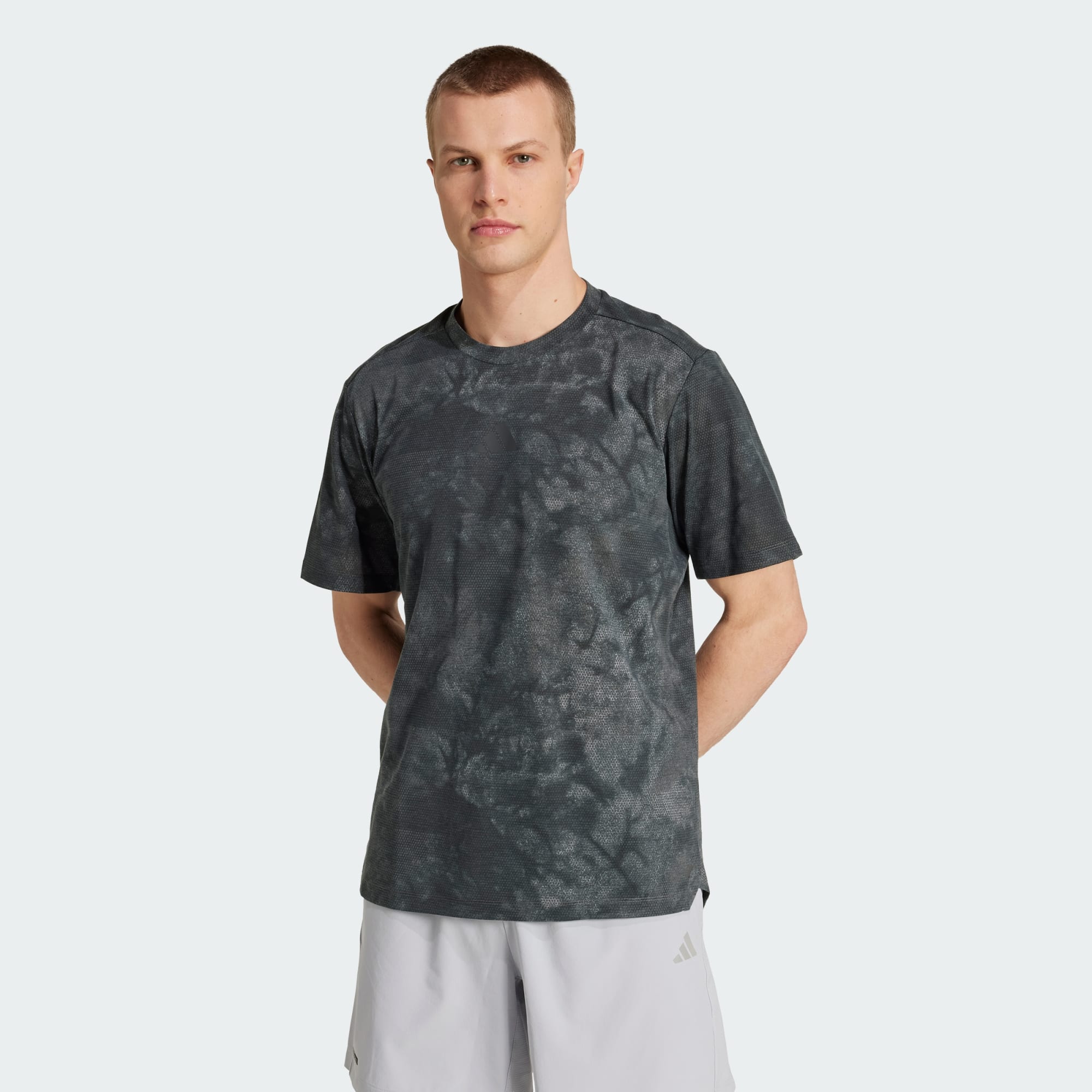 Adidas Men Power Graphic Tee Blue
