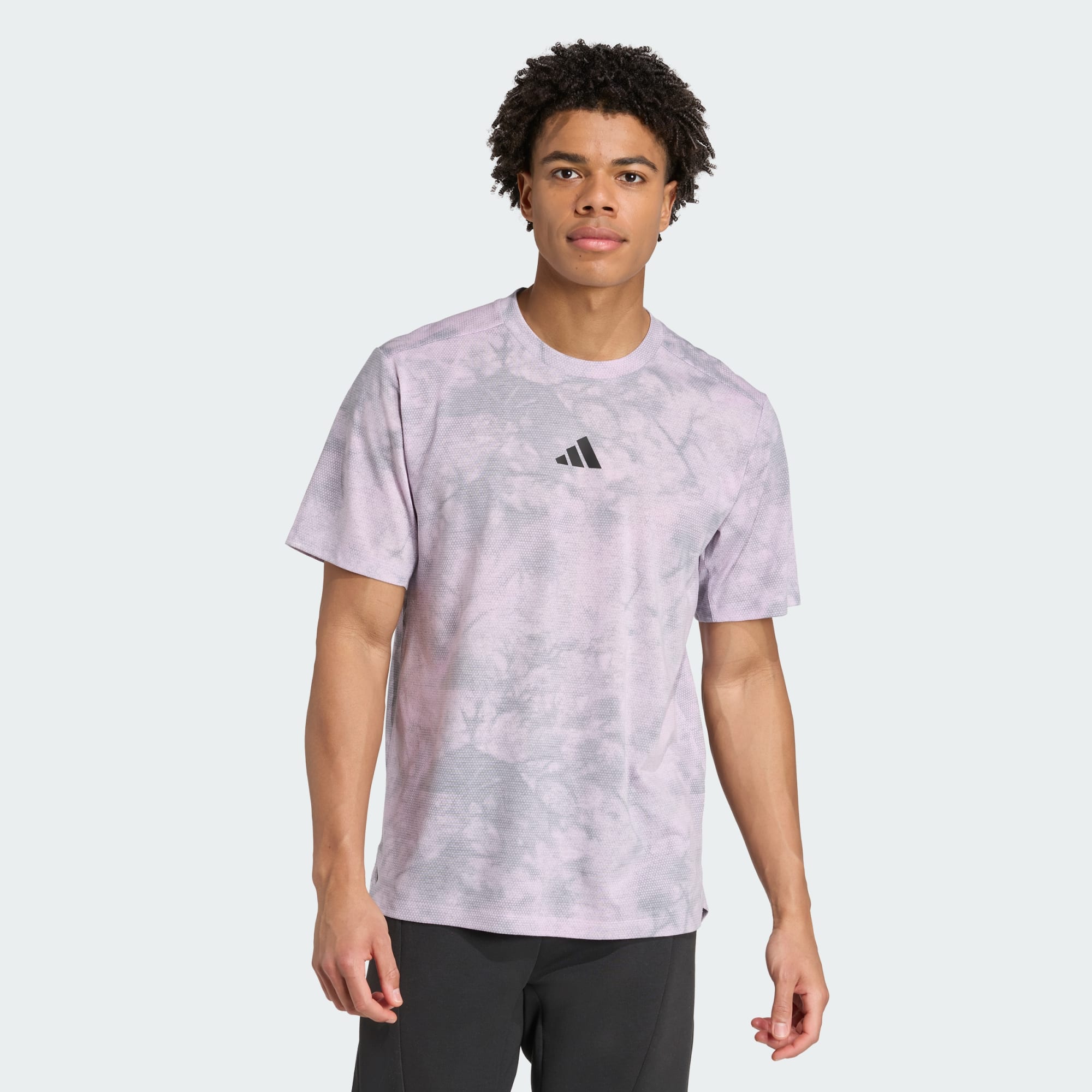 Adidas Men Power Graphic Tee Blue